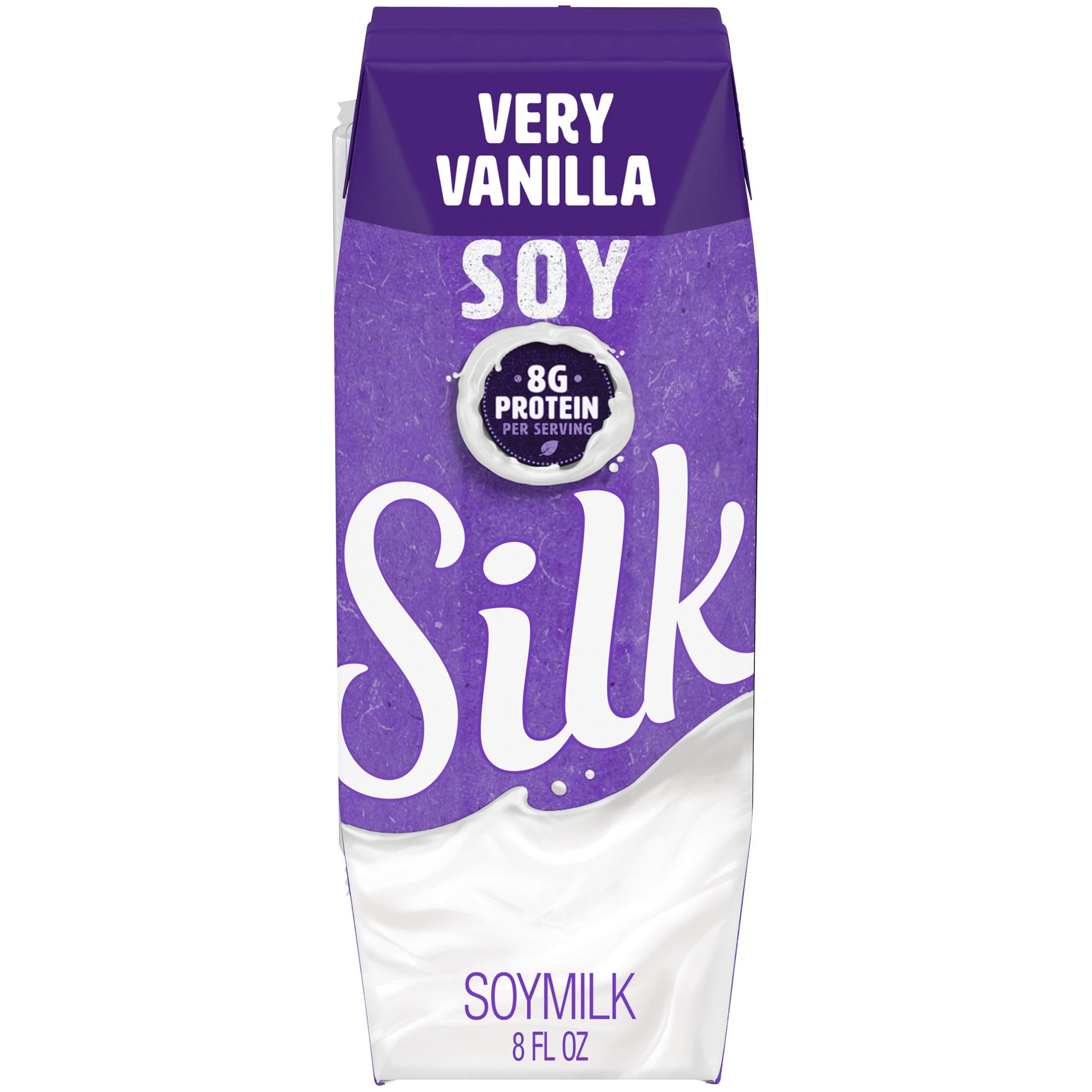 Shelf-Stable Soymilk Singles, Very Vanilla, Dairy-Free, Vegan, Non-GMO Project Verified, 8 oz., 18 Pack