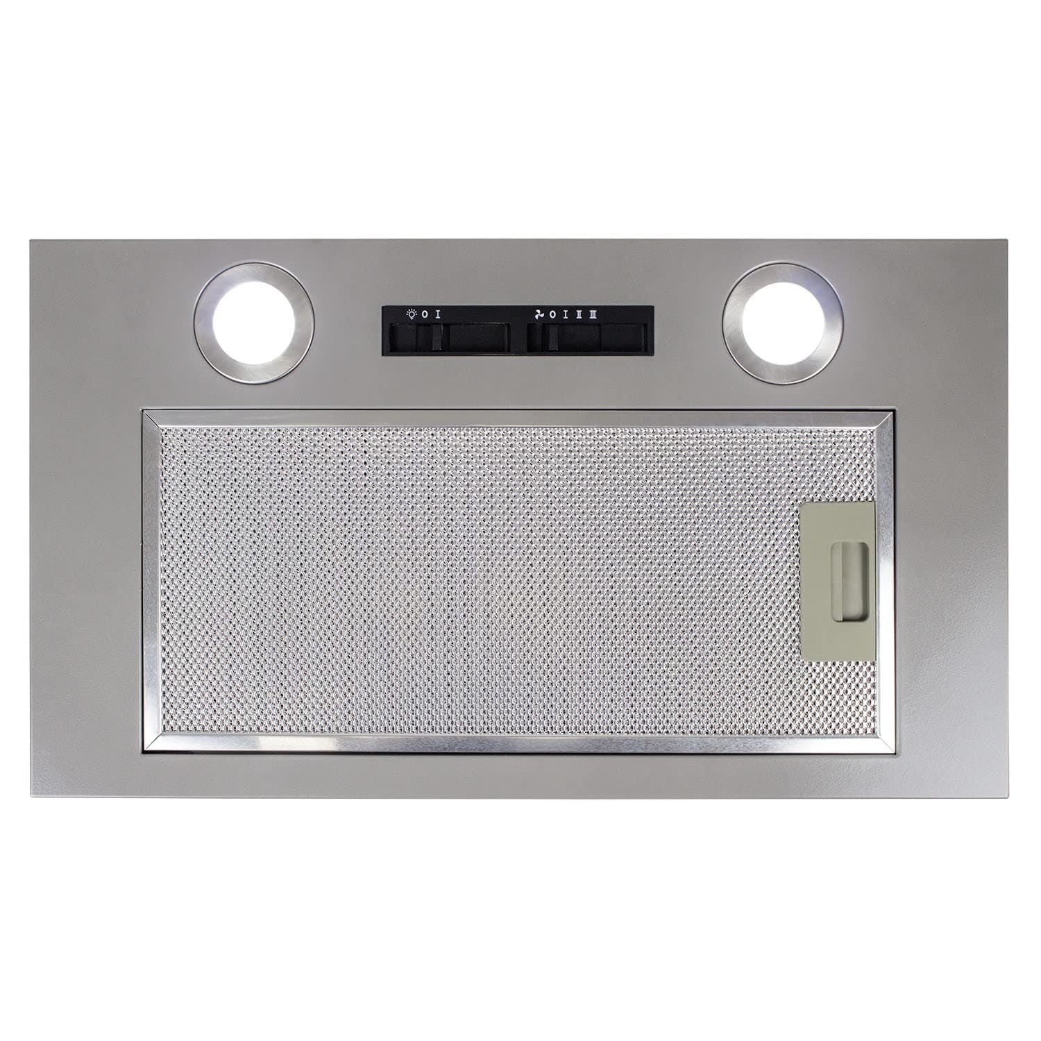 electriQ 52cm Canopy Cooker Hood in Silver