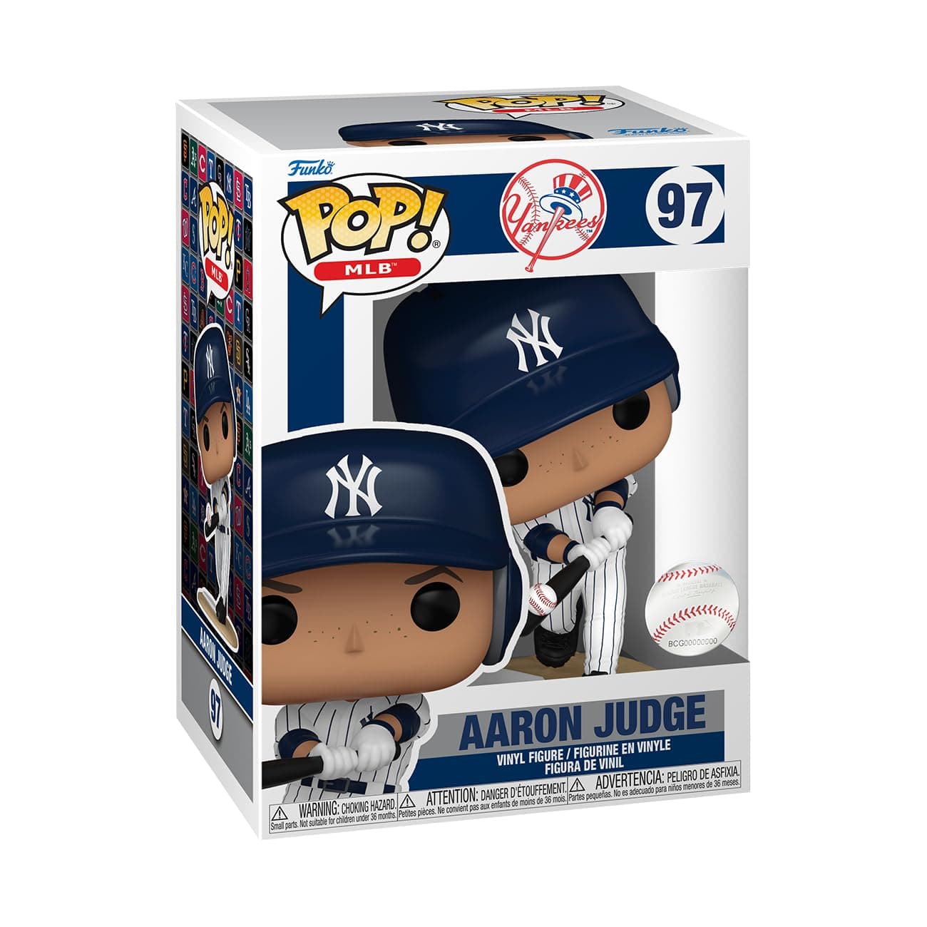 POP! MLB: Yankees – Aaron Judge - Collectable Vinyl Figure - Gift Idea - Official Merchandise - for Kids & Adults - Sports Fans - Model Figure for Collectors and Display