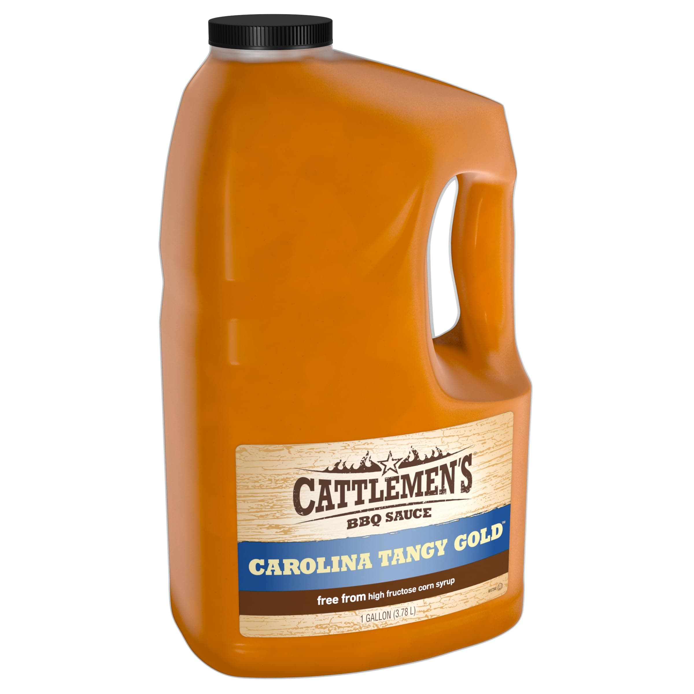 Carolina Tangy Gold BBQ Sauce, 1 gal - One Gallon Bulk Container of Tangy Gold Barbecue Sauce Blend of Creamy Mustard, Sweet Molasses, and More Perfect for Glazes