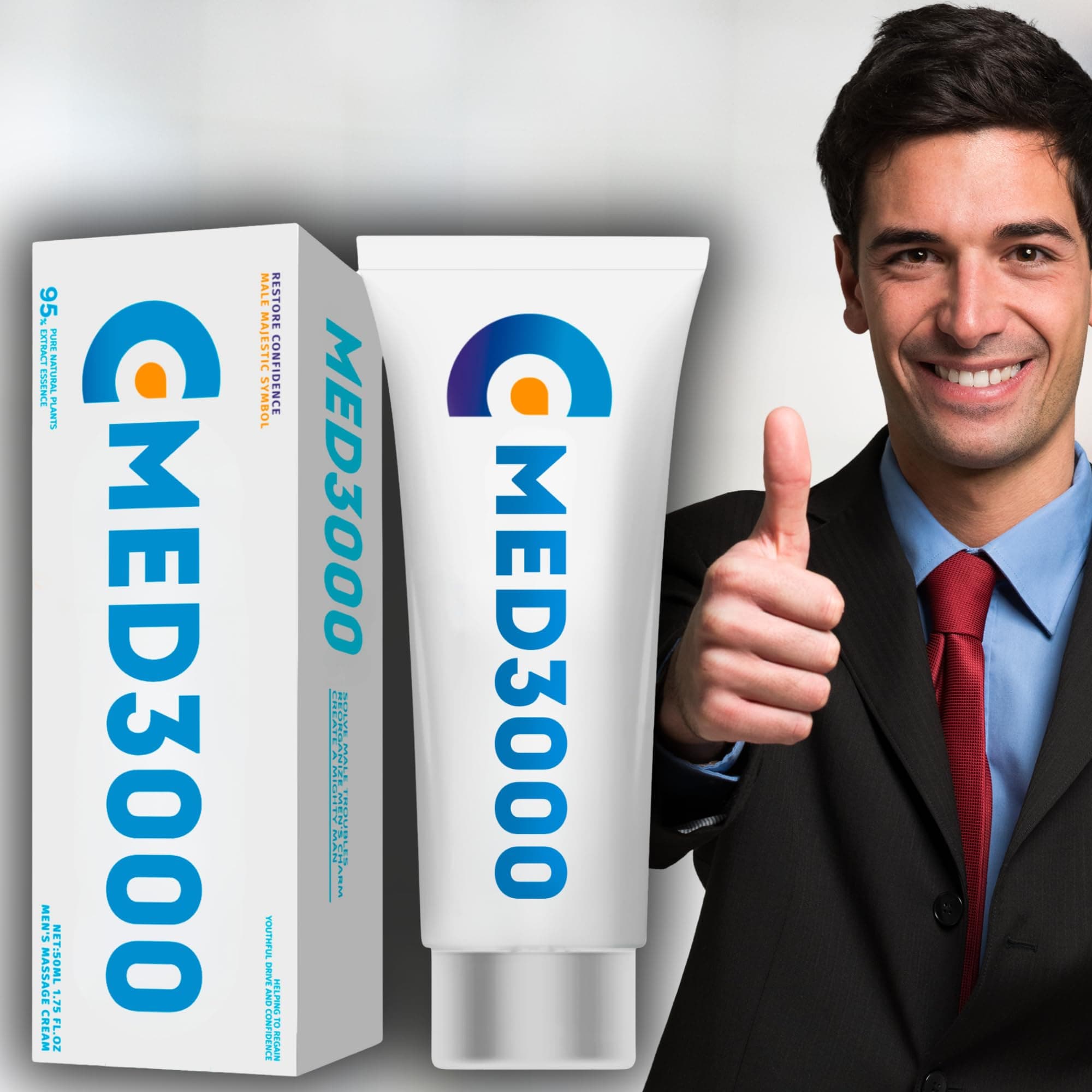 Irvy Men's Erectile Strength Med3000 Gel – Clinically Tested Formula for Performance and Endurance