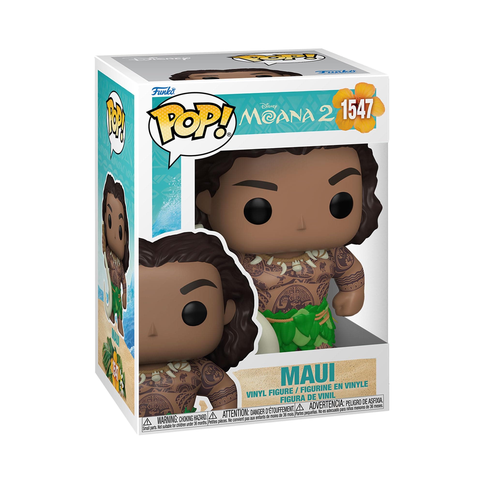 POP Disney: Moana 2 - Maui - Collectable Vinyl Figure - Gift Idea - Official Merchandise - for Kids & Adults - Movies Fans - Model Figure for Collectors and Display