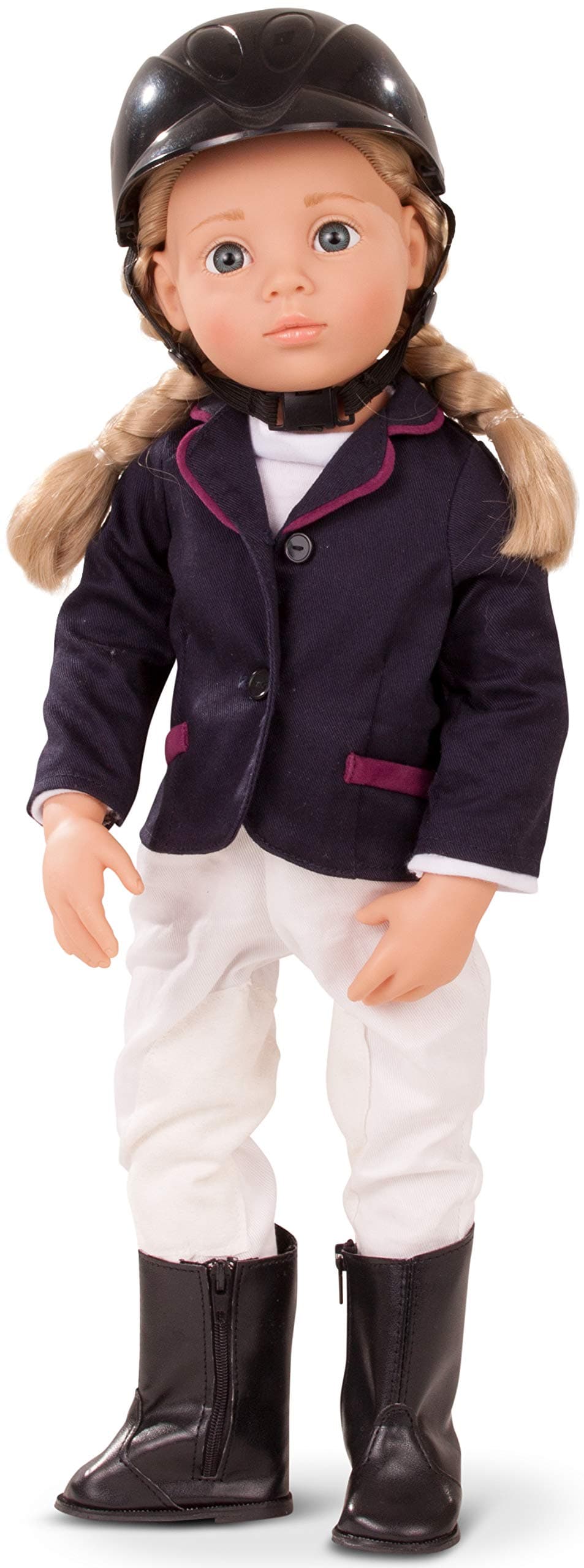 Götz G tz 1466022 Happy Kidz Anna As Competition Rider Doll - 50 Cm Multi-Jointed Standing with Blonde Hair and Blue Eyes Suitable Agegroup 3+