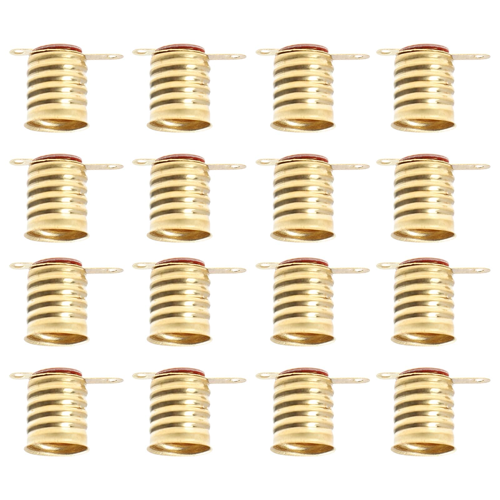 Mini Bulb Base Holder 25pcs Screw Lamp Holder Miniature Bases 12 Volt Bulb Socket