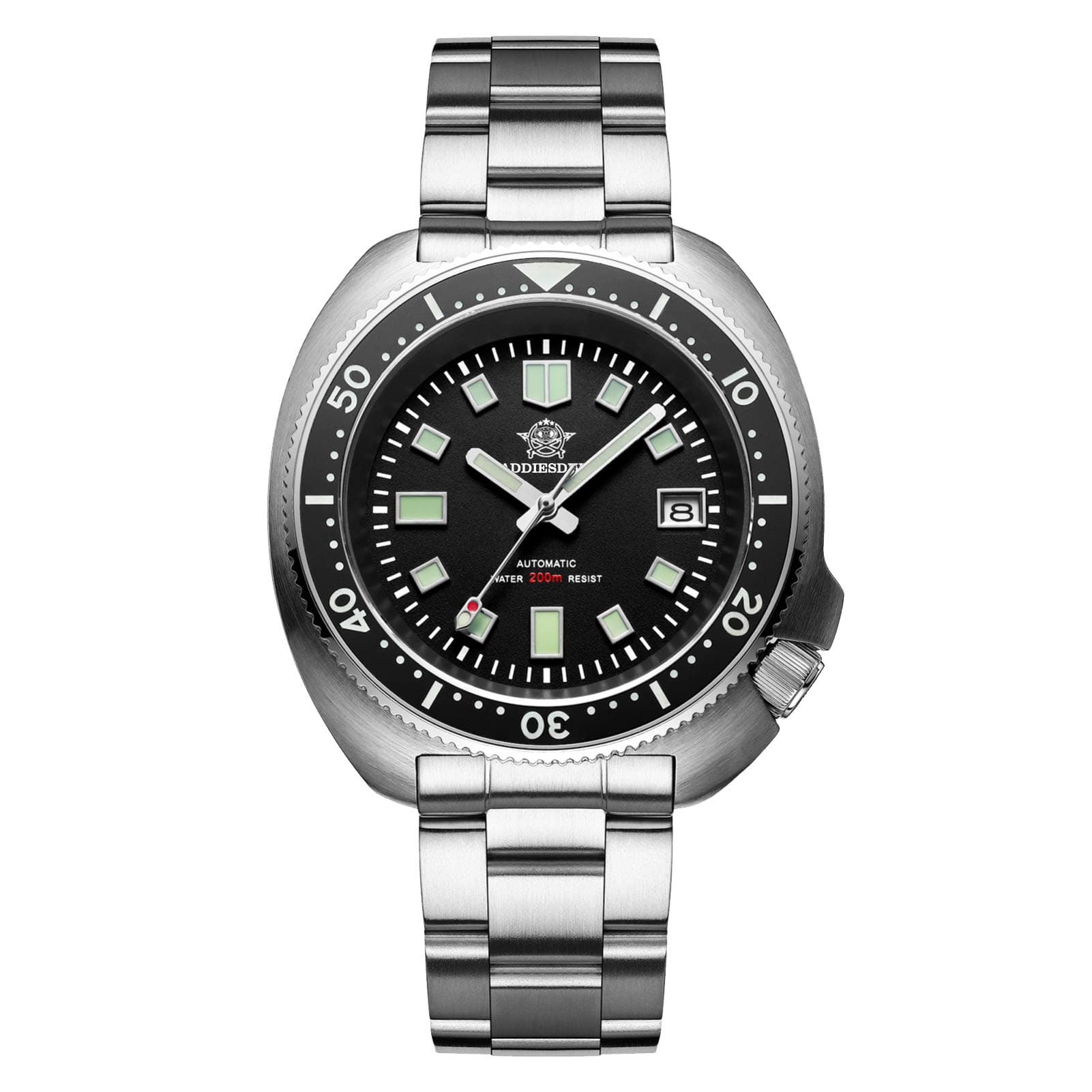 ADDIESDIVE Automatic Men's Watch Luminescent Steel Diving Watches...