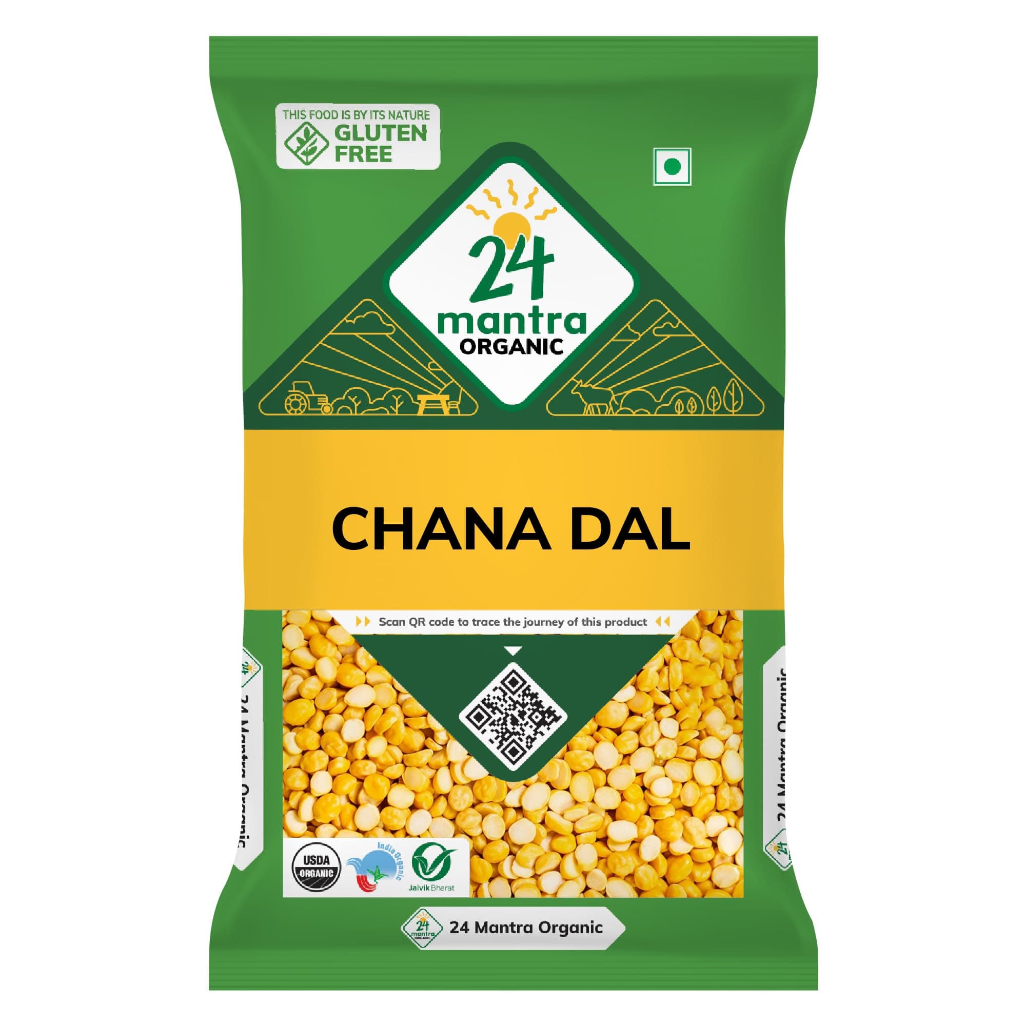 24 Mantra Organic Chana Dal 500g