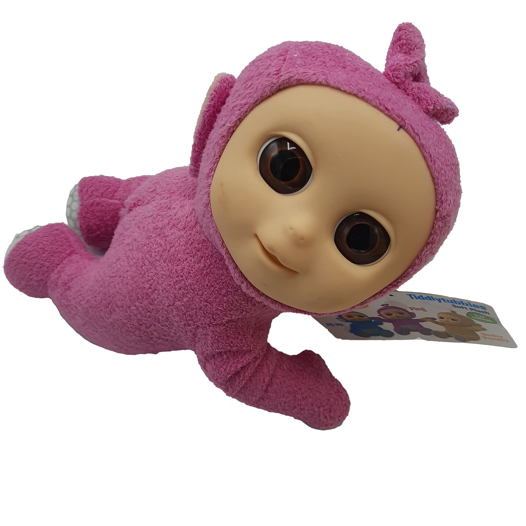 WHL Teletubbies, Tiddlytubbies, Mi-Mi, Ping and Umby Pumby, 22 cm (8.8 inches) (Ping (Pink), 22 cm Tumbly)