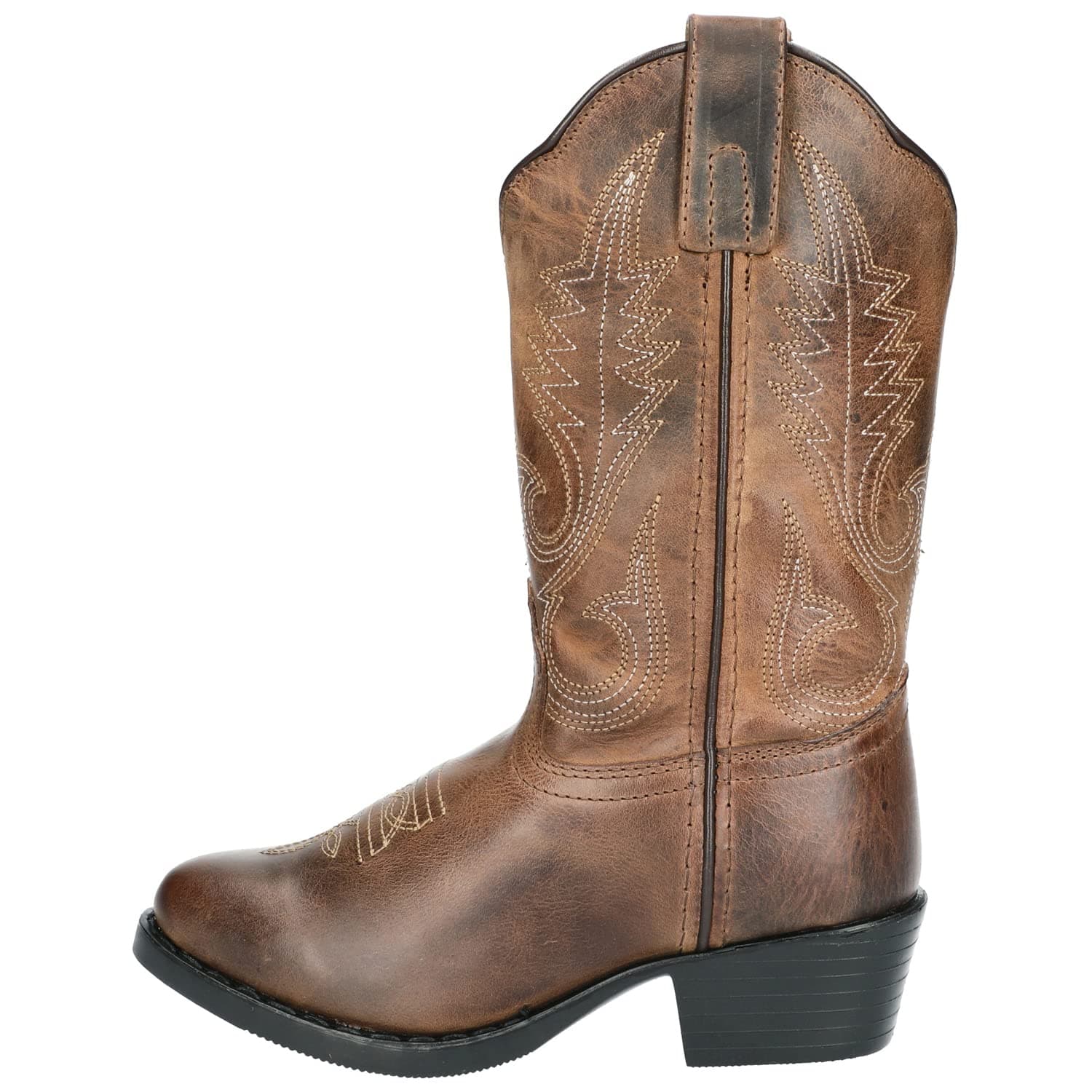 Smoky Mountain Boots | Annie Series | Youth Western Boot | Western Toe | Genuine Leather Material | PVC Sole & Western Heel | Man-Made Lining & Leather Upper