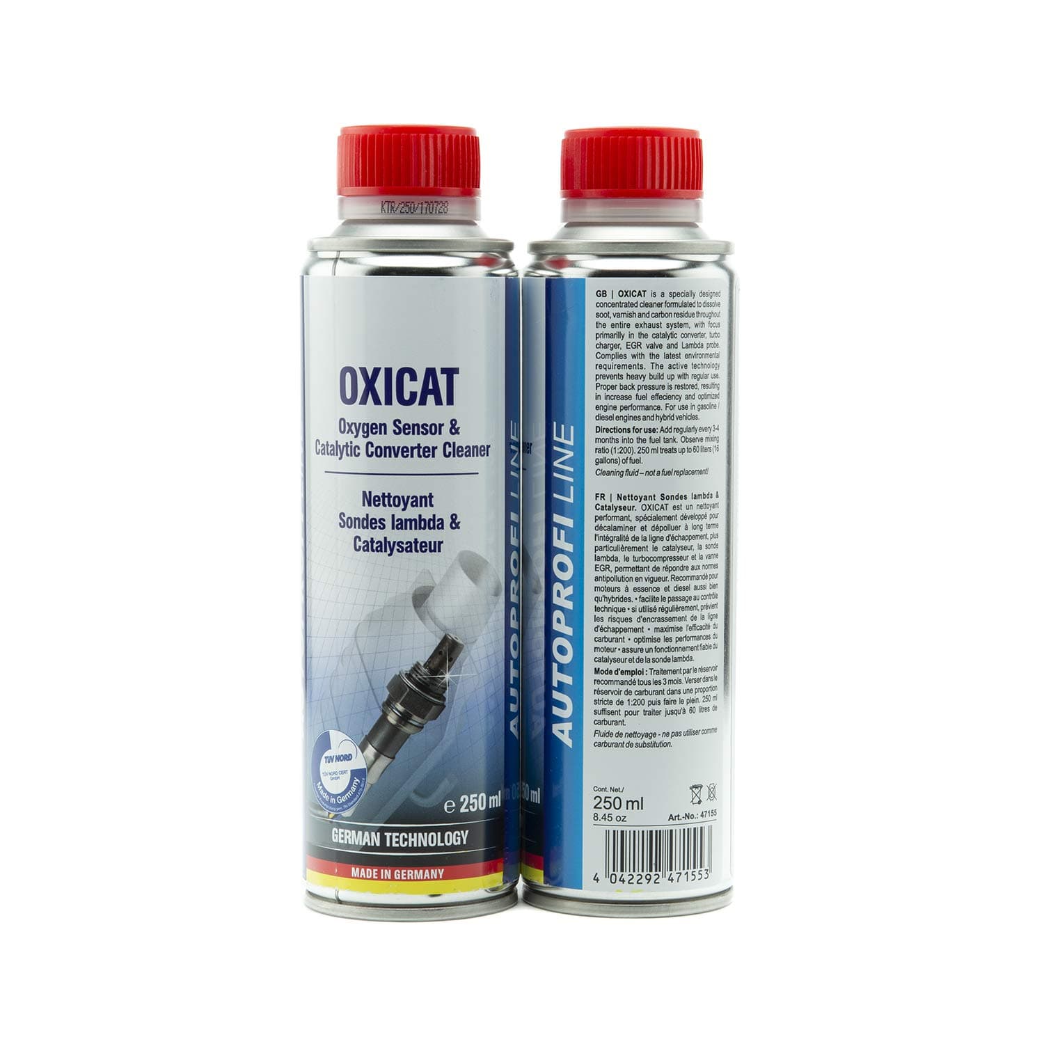 Oxygen Sensor & Catalytic Converter Cleaner-Engine, Fuel & Exhaust- Pack of 2