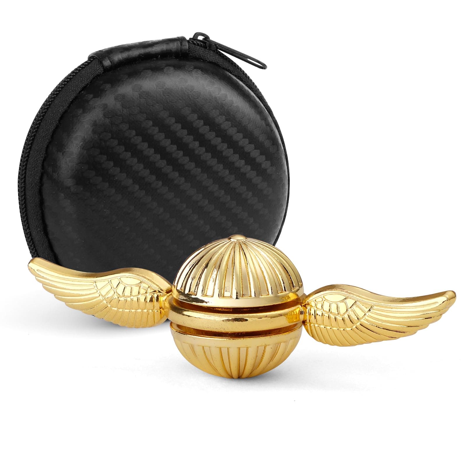 Fidget Hand Spinner Toy for Kids Adults, Sensory Orb Gift for Boys Girls, Ideal Finger Toy for Decoration Collection, Cool Metal Sensory Fidget Gyro Toy