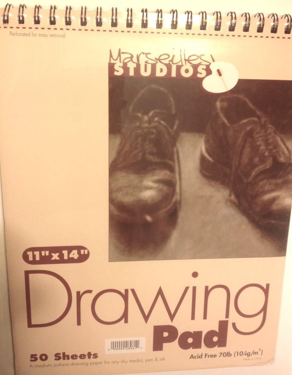 Marseilles Studios 11x14in Drawing Pad; 50 Sheets; Acid Free 70lb Paper (50 Sheets)