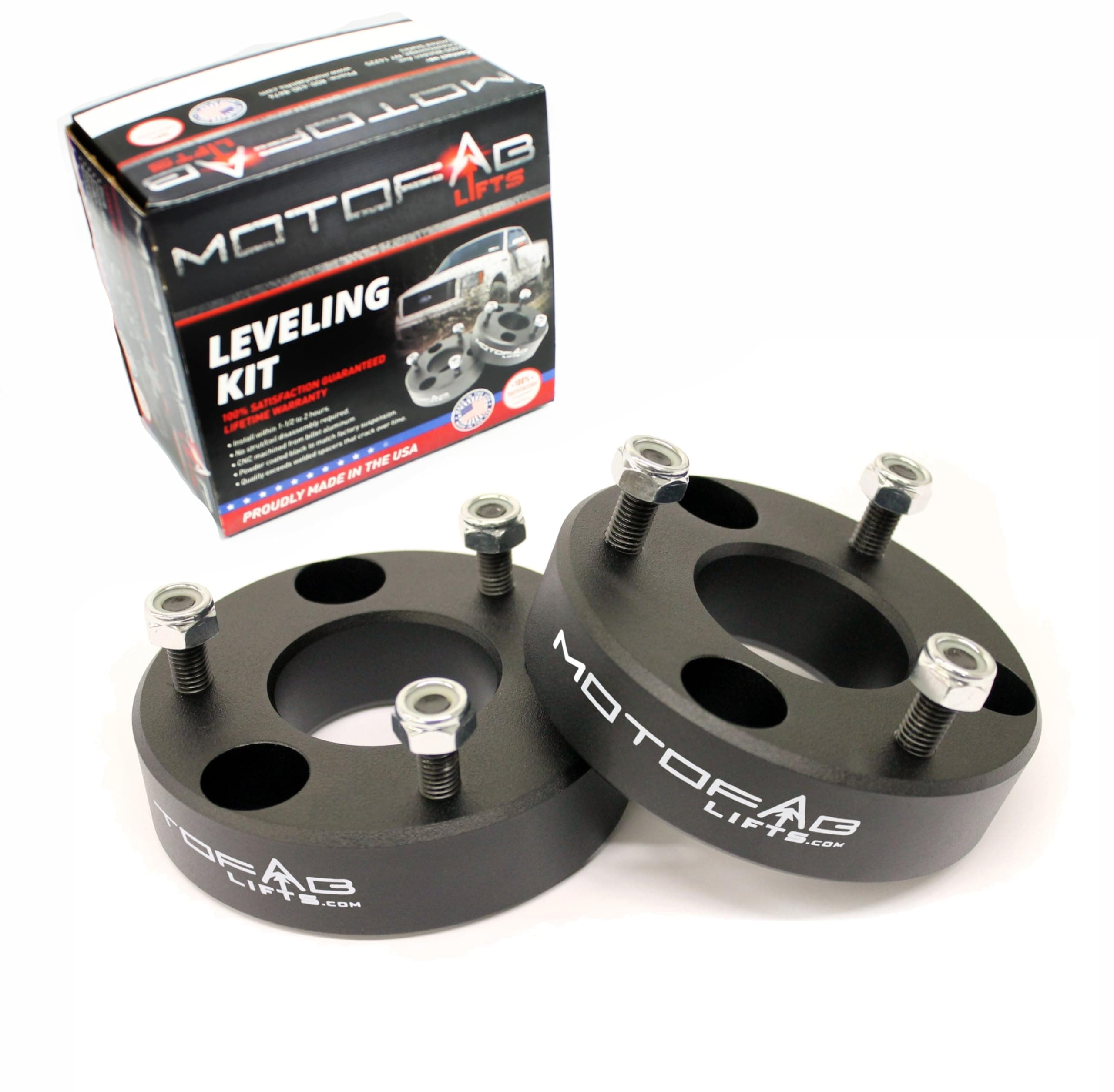 MotoFabLifts DR-2-2" Front Leveling Lift Kit Compatible with Dodge Ram 1500 Pickup 4WD