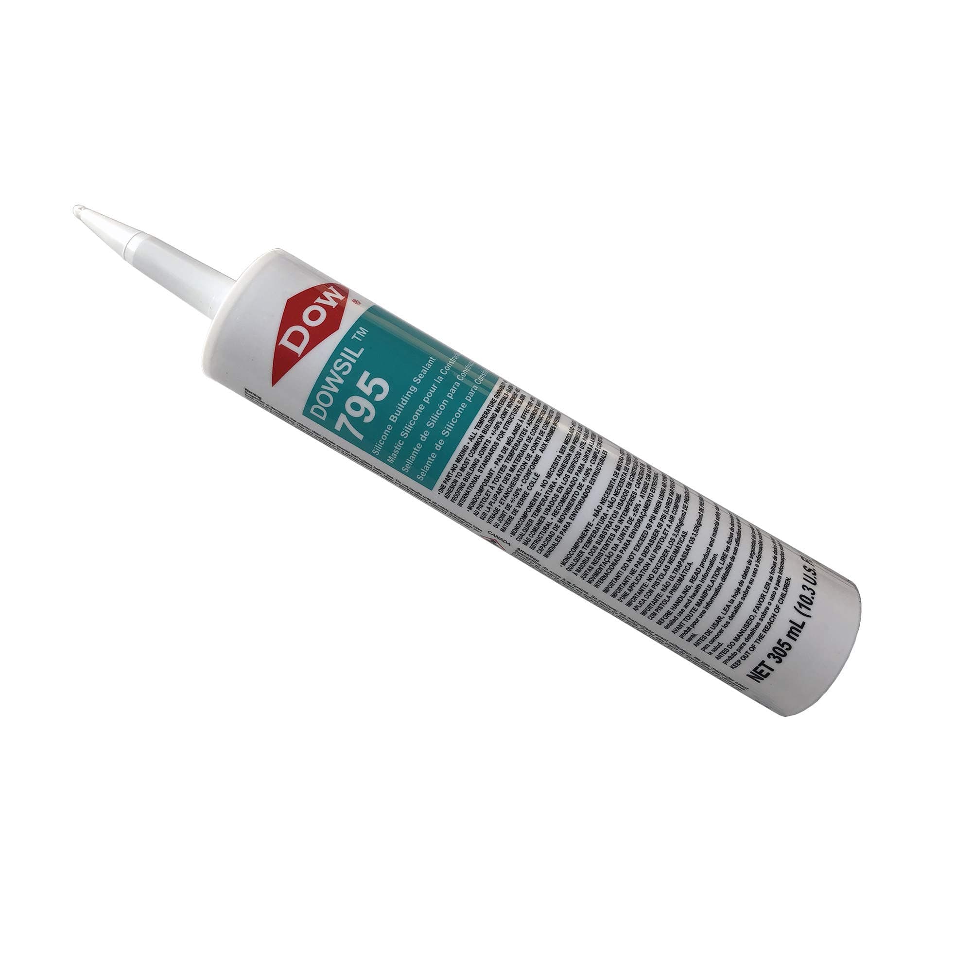 Black Dow Corning 795 Silicone Building Sealant - 12 Tubes (Case) by Corning