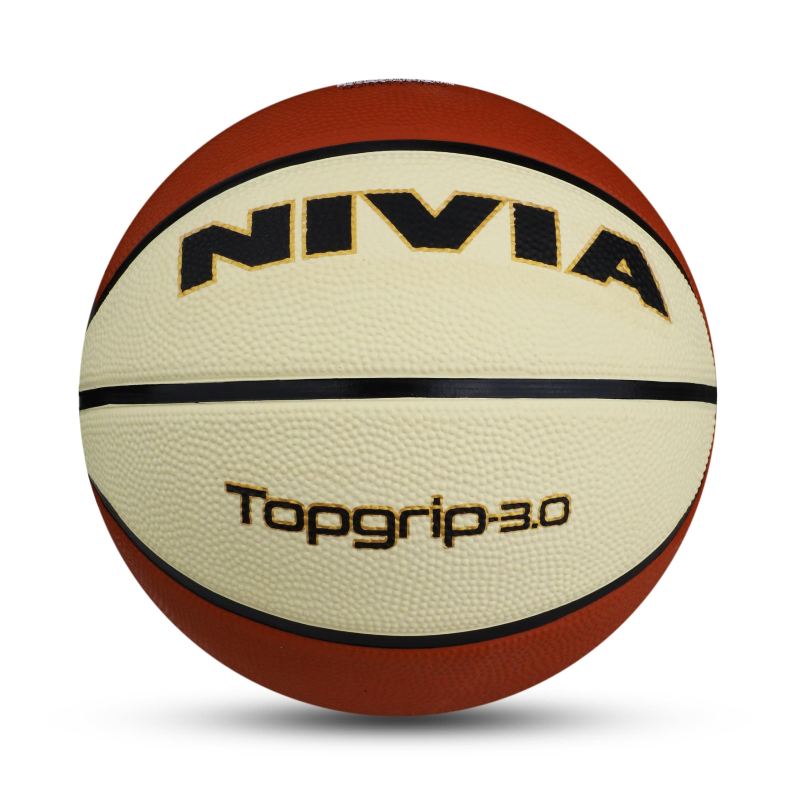 Nivia Top Grip Basketball, brown,Size 5,194