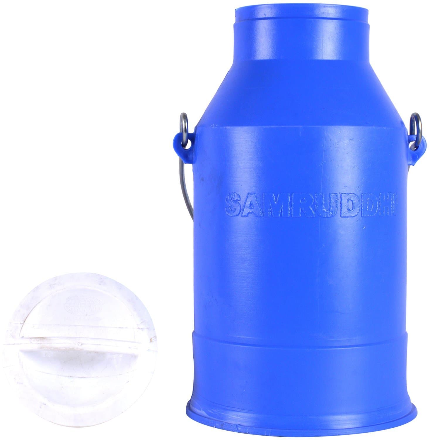 Samruddhi Plastic Milk Container - 10 Ls, 1 Pieces, Blue
