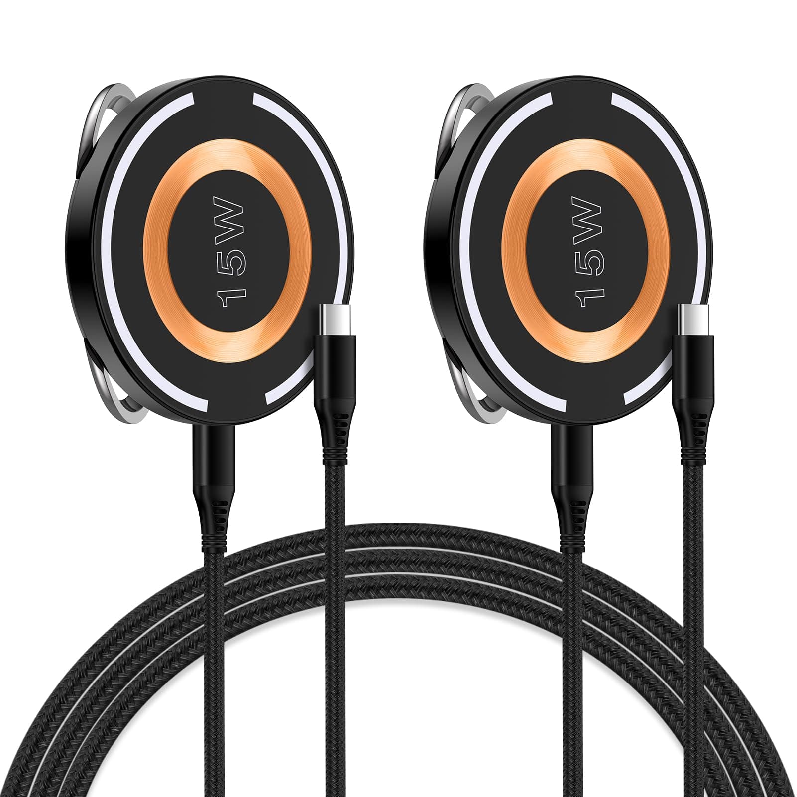 15W Magnetic Wireless Charger iPhone Fast Charging for Car Google Pixel 8 Pro/7/6/5/4/2XL Magnet Charger Cable Dock Compatible for MagSafe Charger iPhone 15 14 13 Samsung Galaxy Z Flip 5/4 S23 S21 20