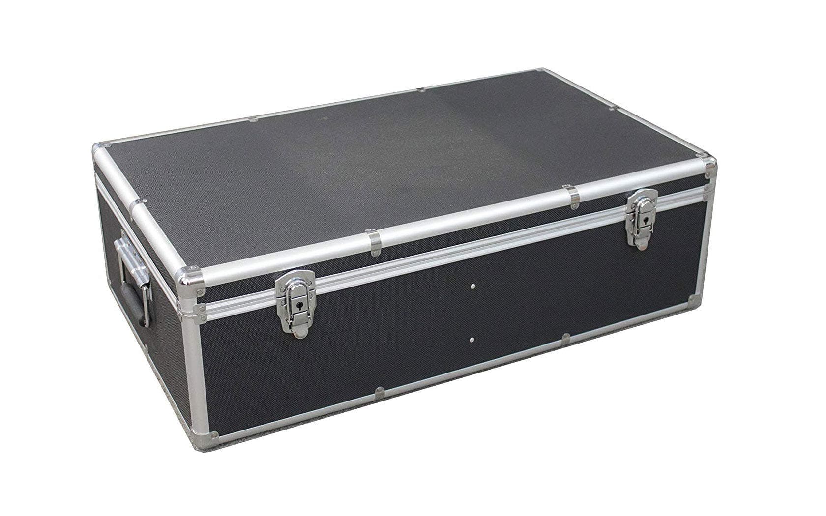 New Aluminum 840 Discs Movie Storage case for DVD Blu-Ray with Sleeves Black