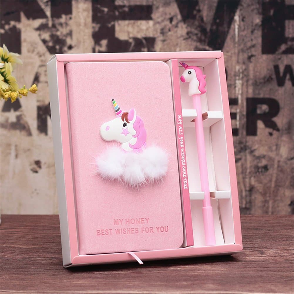 Climberty Unicorn Notebook Pen Set －Lovely Unicorn Gifts for Girls (Unicorn 2)