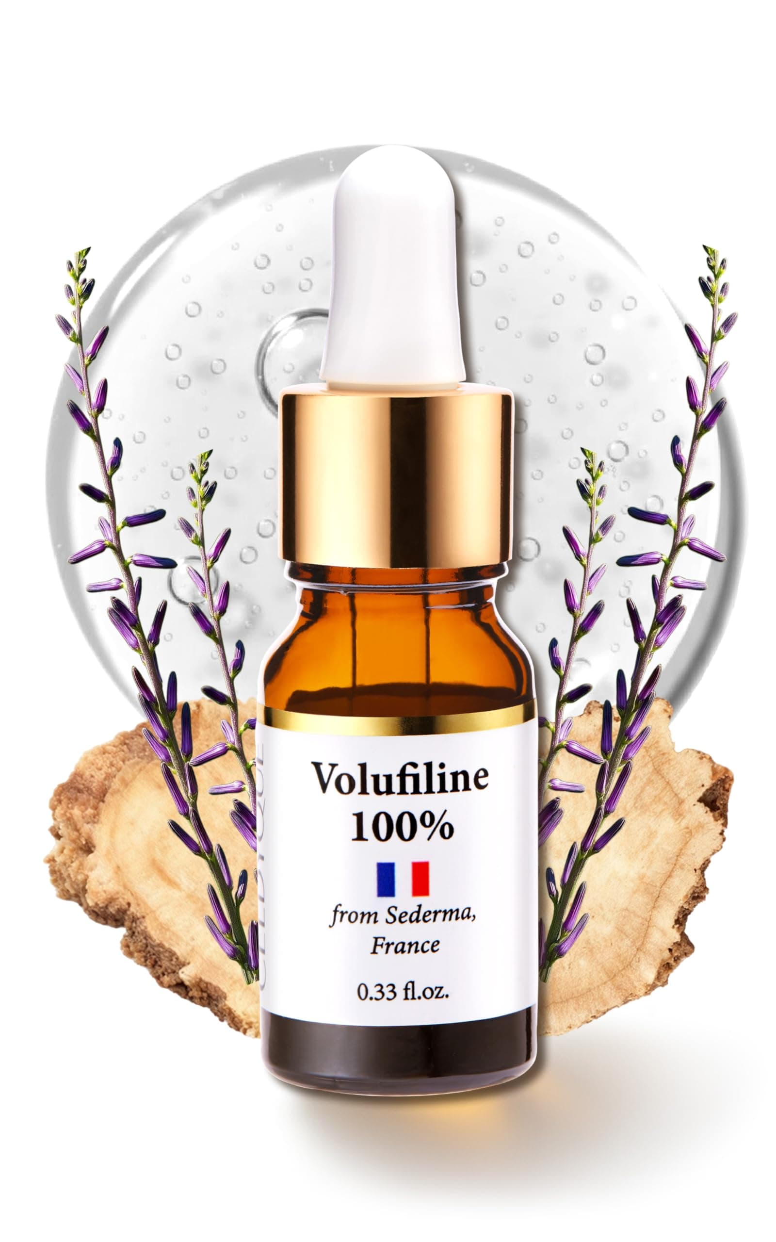 Volufiline 100% Concentrate Firming Serum for Sagging Skin – Face Tightening, Jawline & V-Line Contour Booster, Anti-Wrinkle Collagen Enhancer | Fast-Absorbing Mix-in Korean Skincare