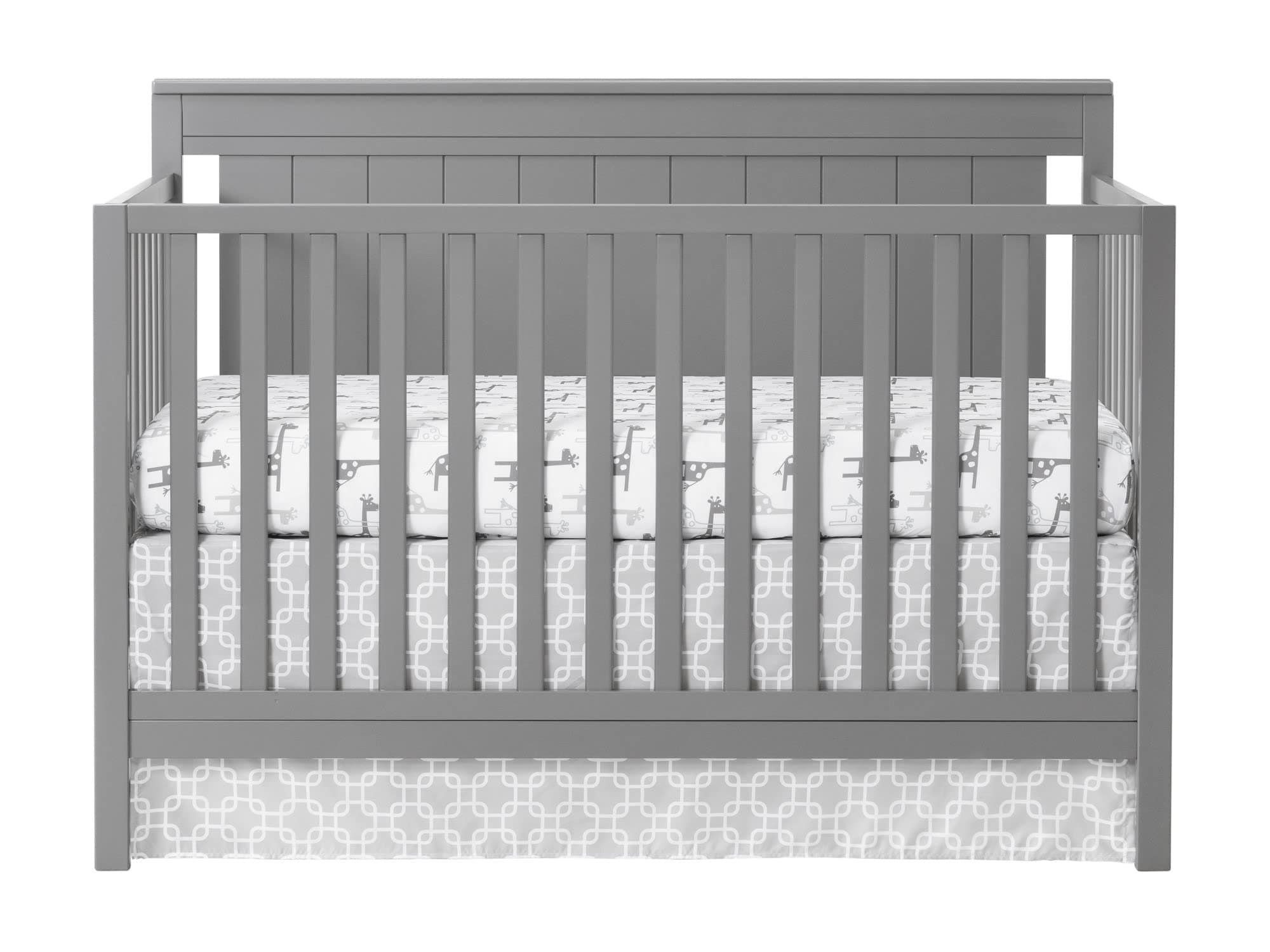 Lazio 4-in-1 Convertible Crib, Dove Gray, GreenGuard Gold Certified