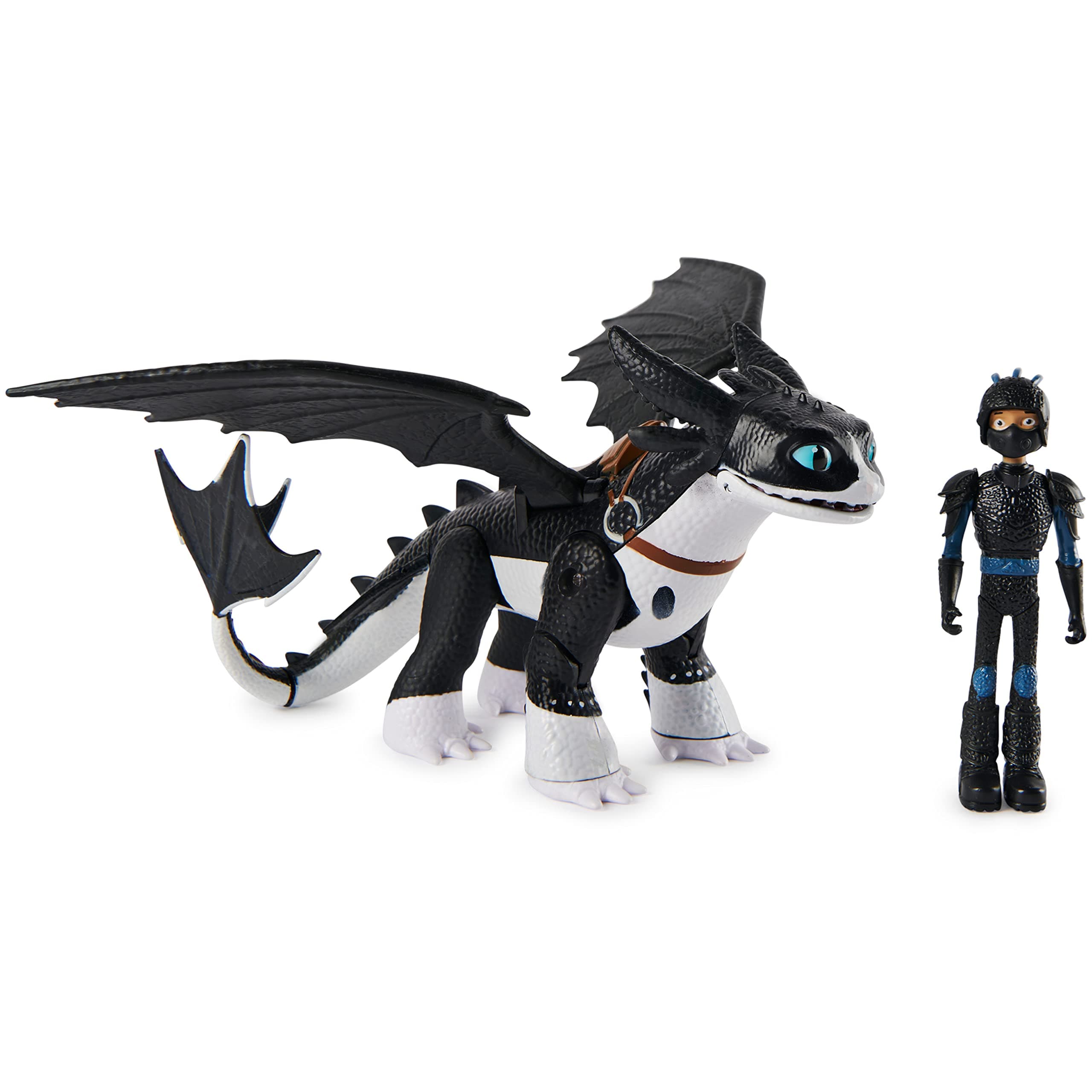 Dreamworks Dragons "The 9 Worlds" Adventure Set with Dragon and Rider Figure, Tom and Thunder, for Children from 4 Years