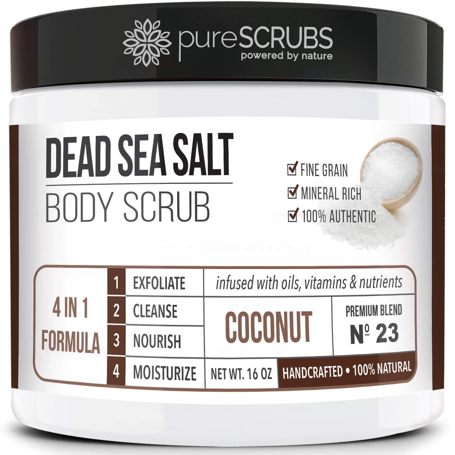 pureSCRUBS Coconut Salt Scrub