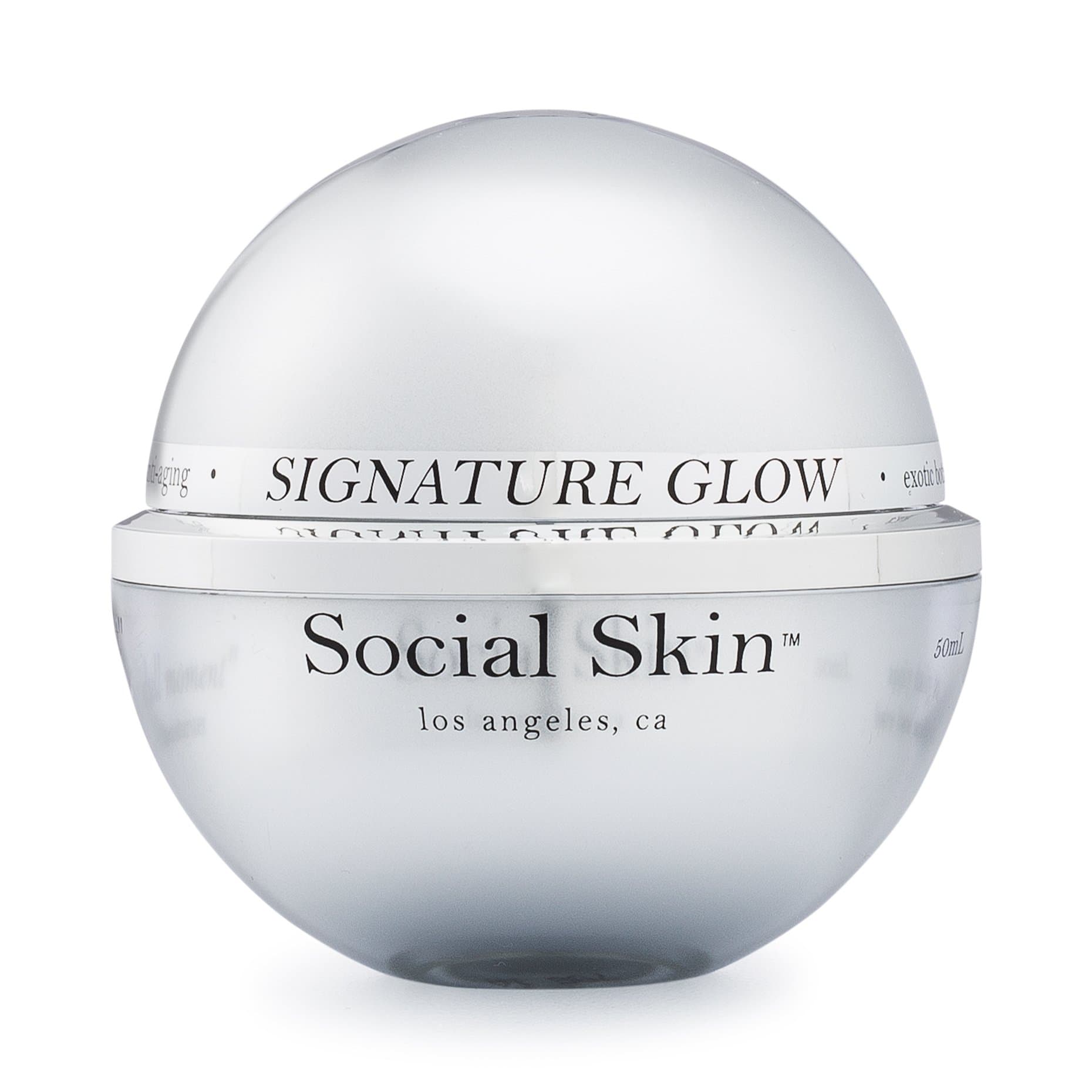 Social Skin Signature Glow Moisturizer Luminous Anti-Aging Daily Face Cream