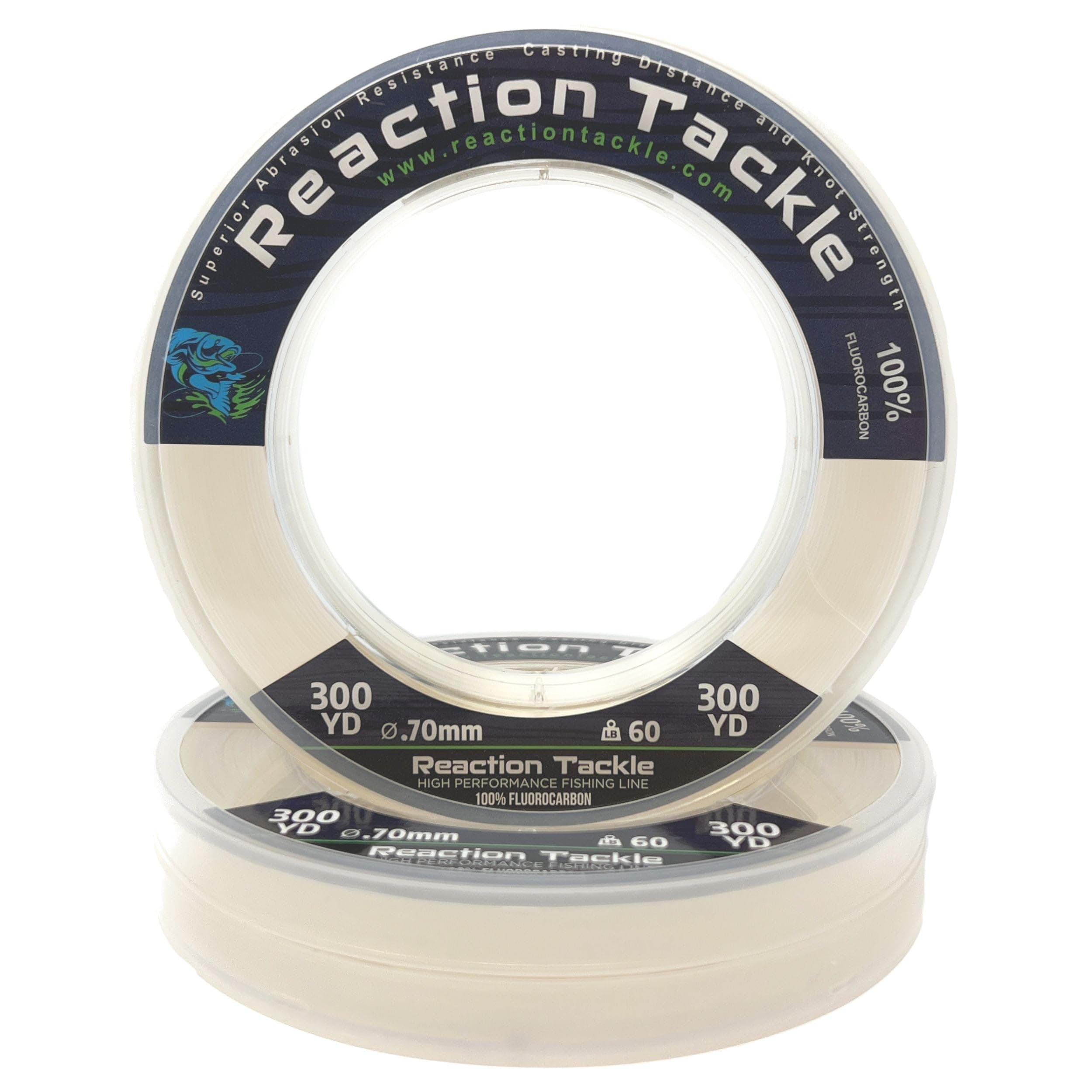 100% Pure Fluorocarbon Fishing Line - High Strength, Abrasion-Resistant, Fast-Sinking, Virtually Invisible, with Added Sensitivity - Ideal for Saltwater and Freshwater Leader Line