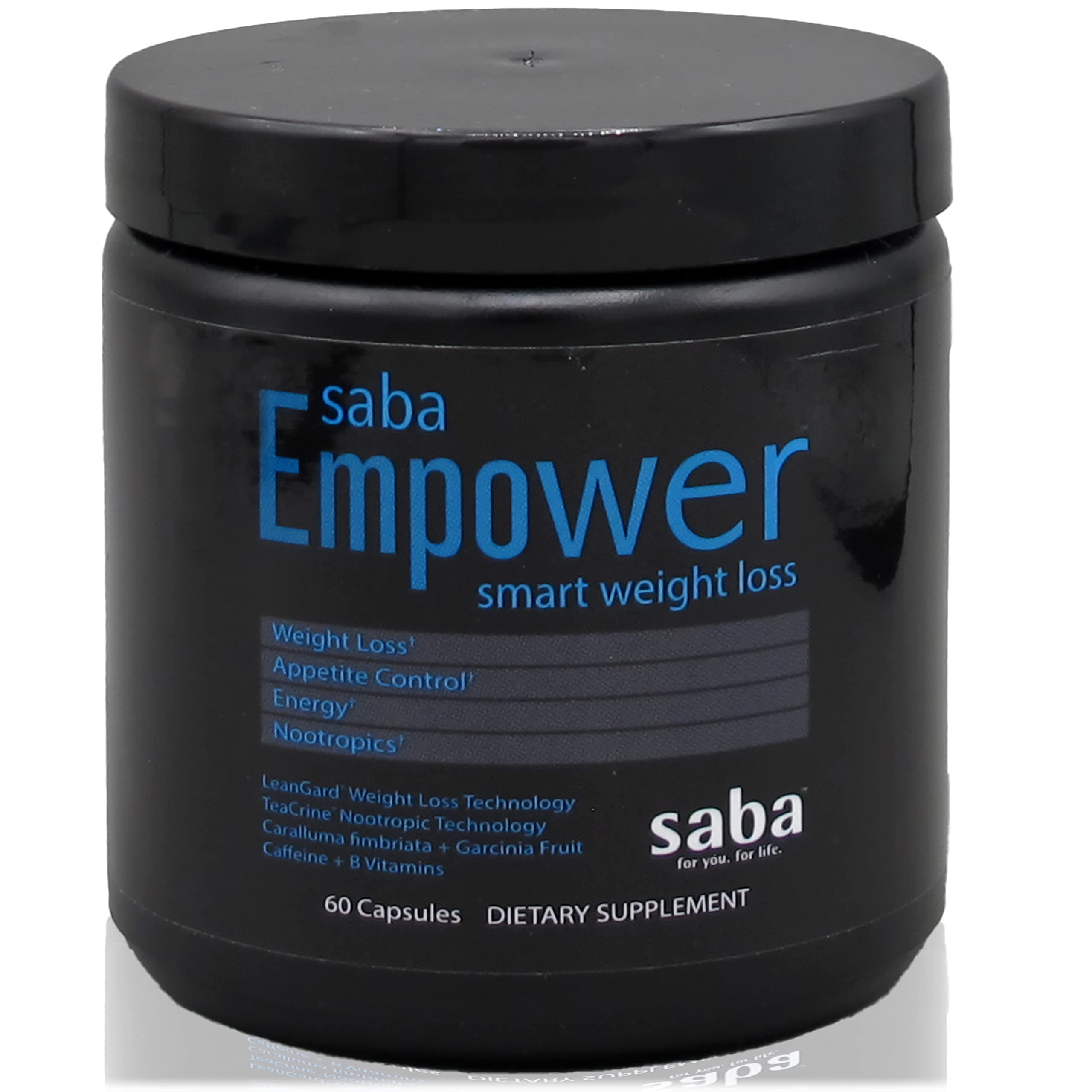 Saba Empower Smart Pills-Weight Loss, Appetite Suppressant, Fat Burner, Boost Energy, Better Mood, More Focus