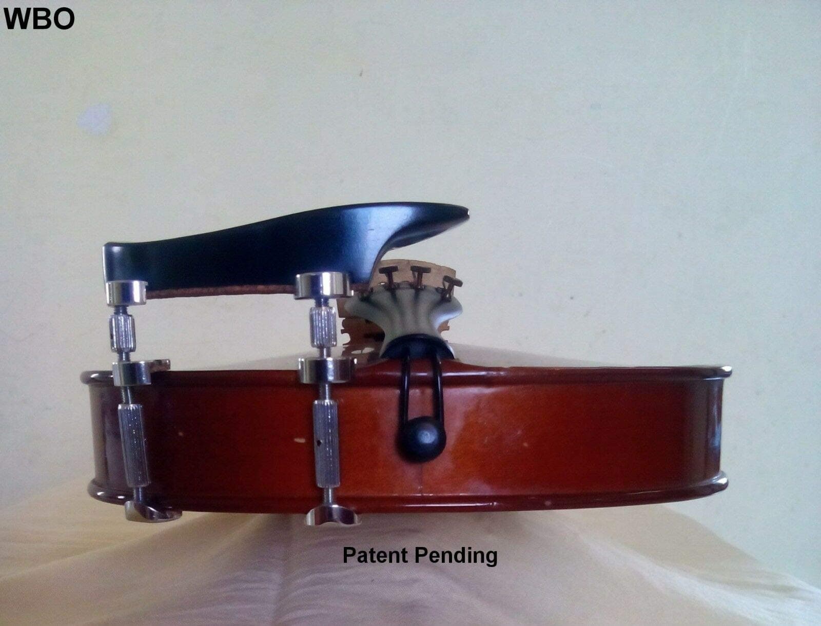 Violin Parts Height Adjustable Chinrest Teka Patent HiClamps