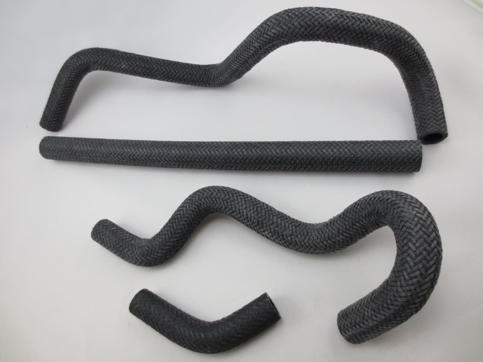 Datsun 240Z Heater Hose 4PC Original Braided Hose Set