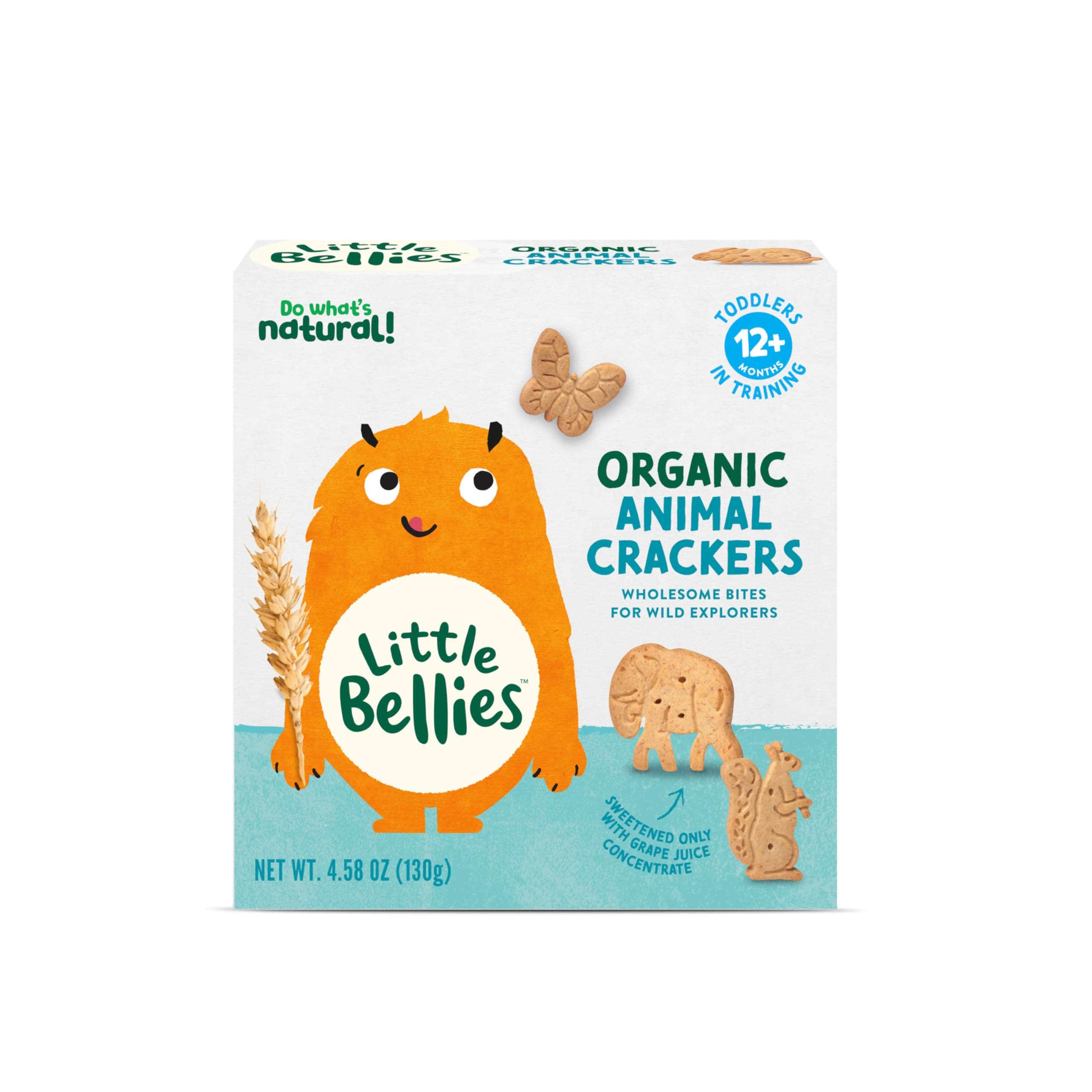 Organic Animal Crackers Toddler Snack, 4.58 oz
