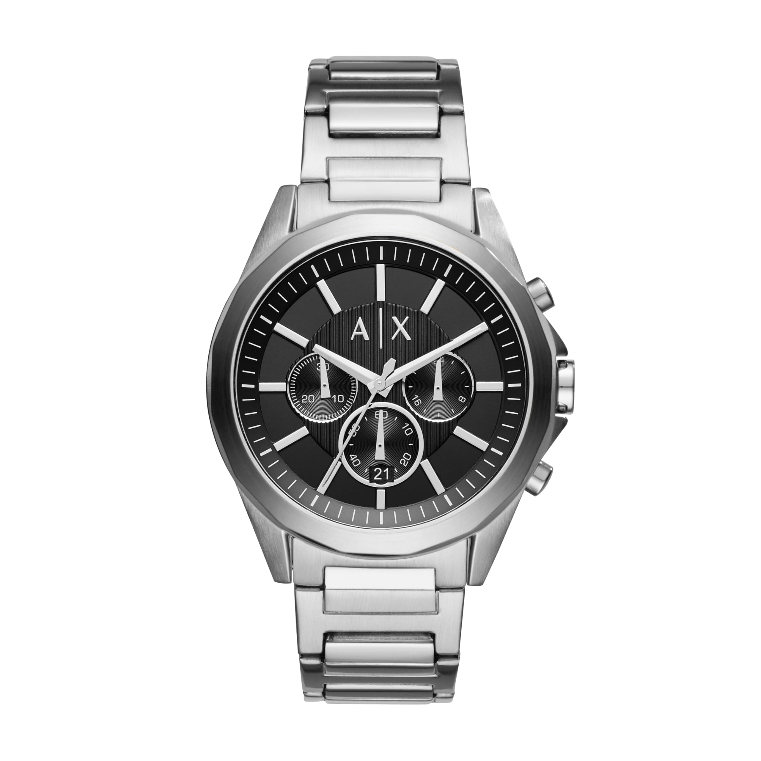 A|X Armani Exchange Men's Watch, Chronograph Stainless Steel Watches for Men