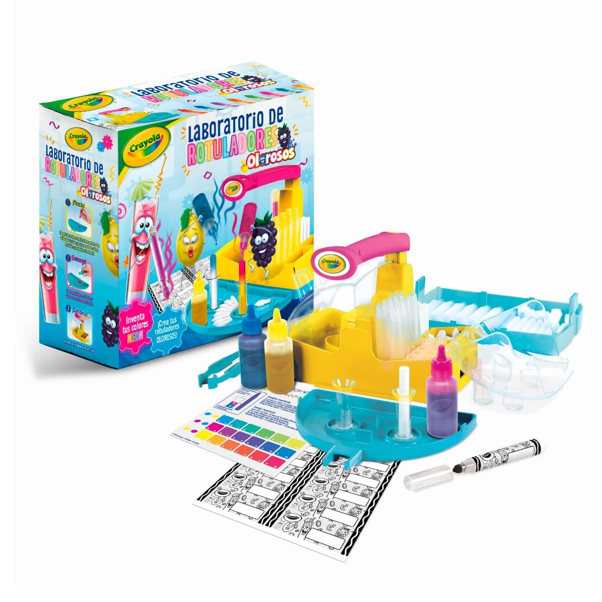 CRAYOLA - Neon Smell Marker Lab, Create Your Own Scented Markers with Neon Colors, Creative Activity and Gift for Kids Age 6+