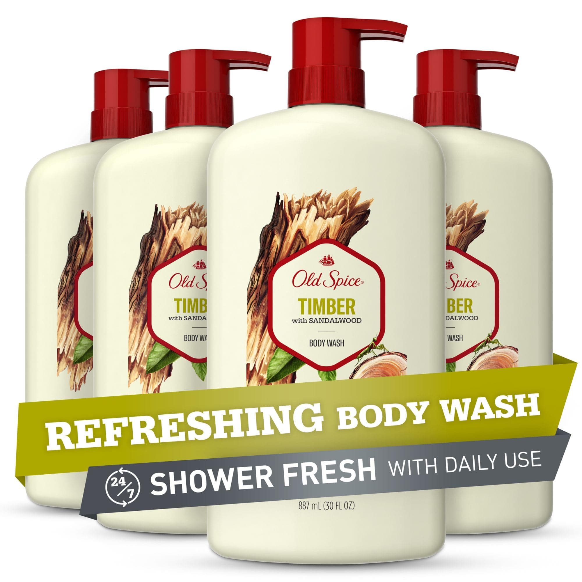 Old Spice Deodorant for Men, Red Zone Collection, Pure Sport Scent, Victory and Cedarwood, 3 Oz (Pack of 3) (Packaging may vary)