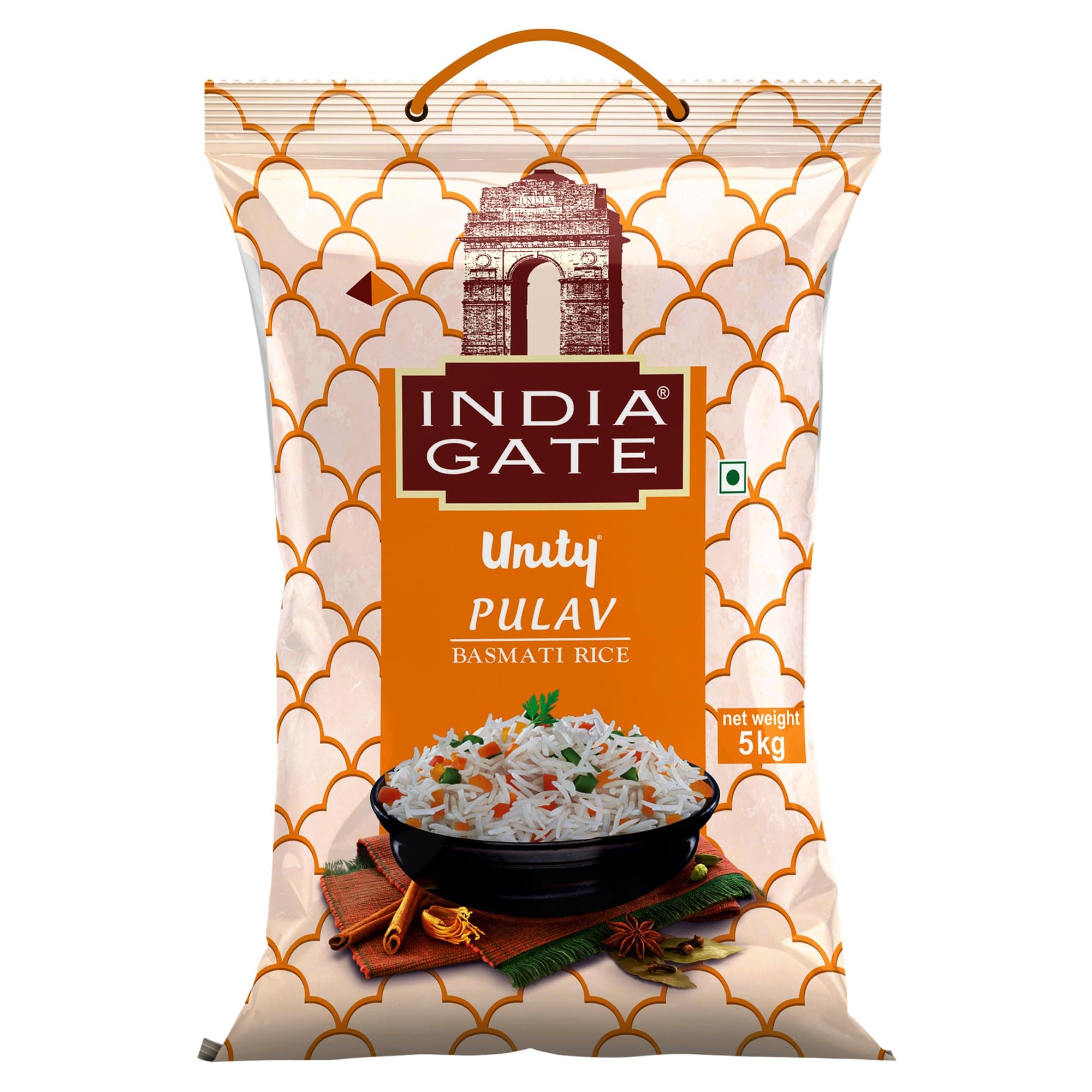 India Gate Unity Pulav Basmati Rice(From The House Of)5Kg Pack