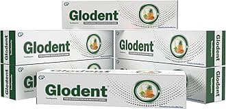 Glodent Teeth Whitening Toothpaste | Plaque Remover | Gum Care | Anticavity Tooth paste | Natural Xylitol Extracts, Neem, Pineapple, Papaya, and Miswak | Vegan-friendly Oral Care (Pack of 6) 70g each