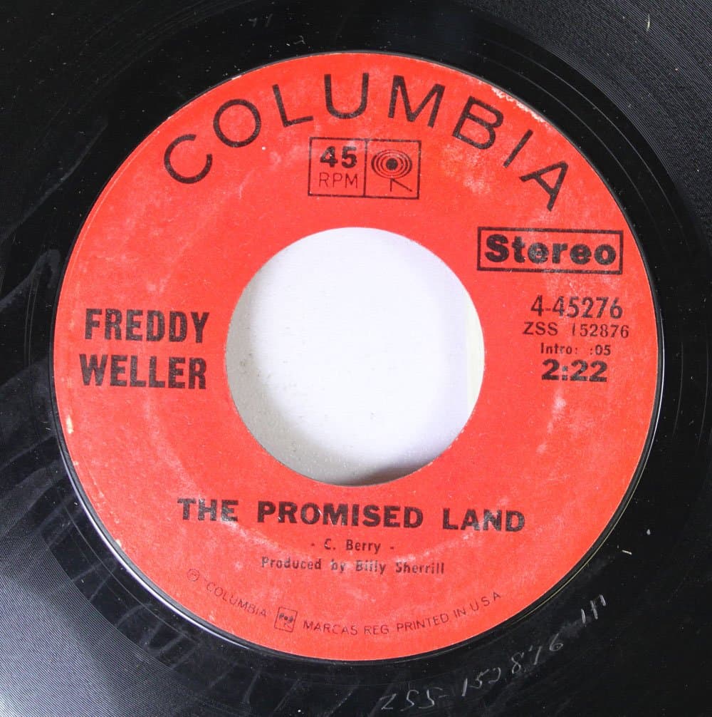 FREDDY WELLER 45 RPM THE PROMISED LAND / GOODNIGHT SANDY