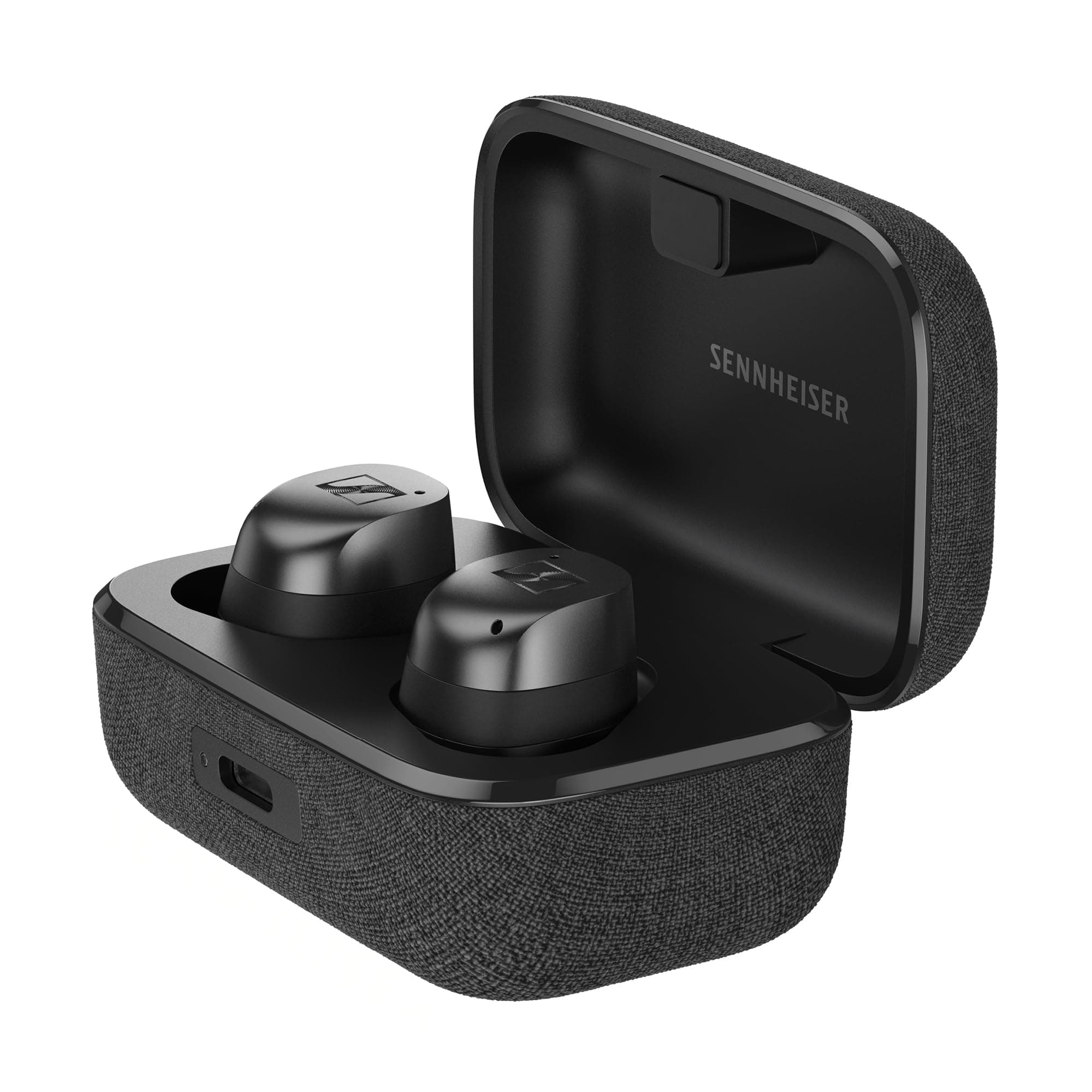 Sennheiser Momentum True Wireless 4 Smart Earbuds, Bluetooth 5.4, Crystal-Clear Sound, Noise Cancelling Earbuds, Comfortable Design, 30-Hour Battery, Adaptive ANC, LE Audio, Auracast – Black Graphite