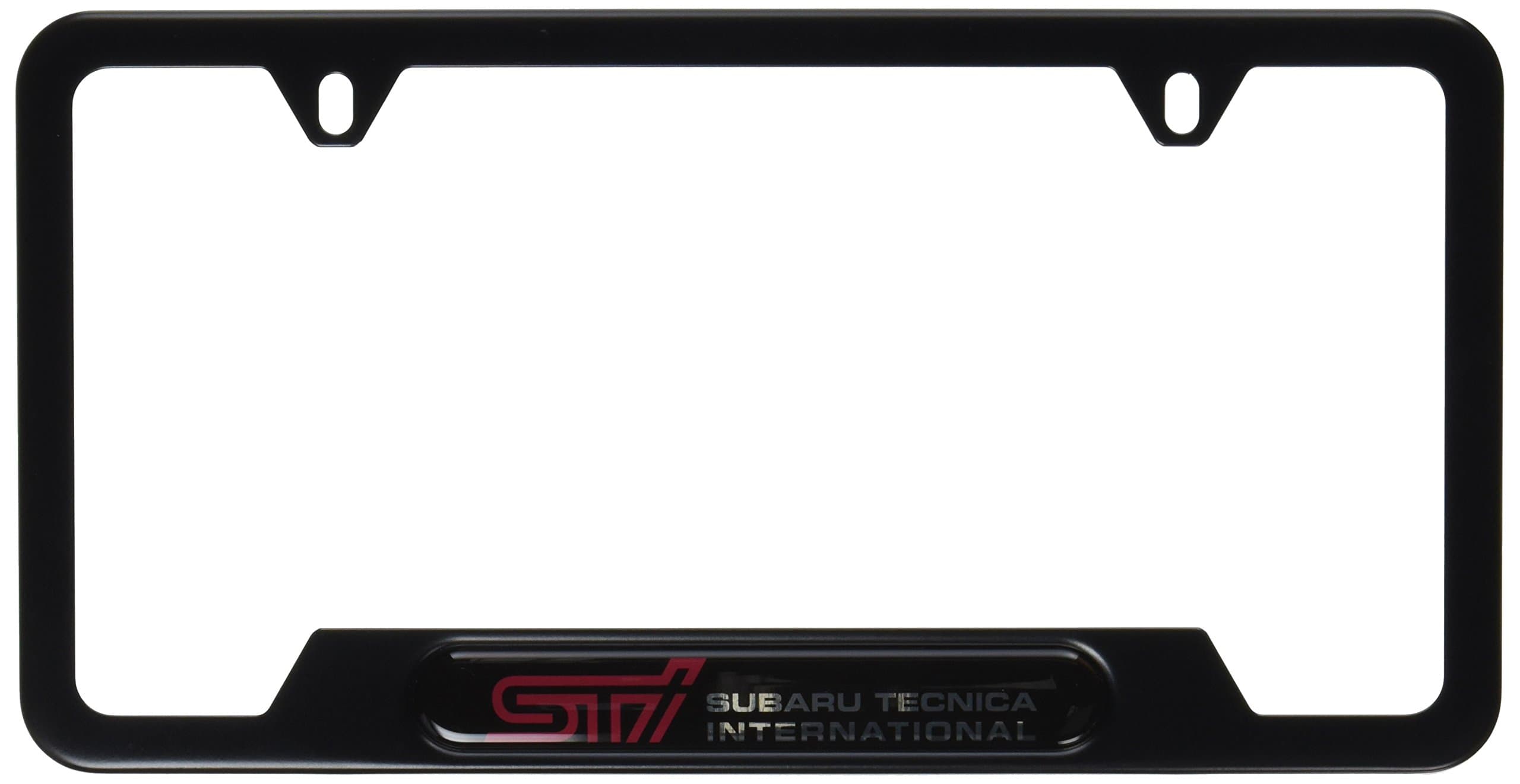 STi Logo Matte Black License Plate Frame - SOA342L126 - Genuine OEM