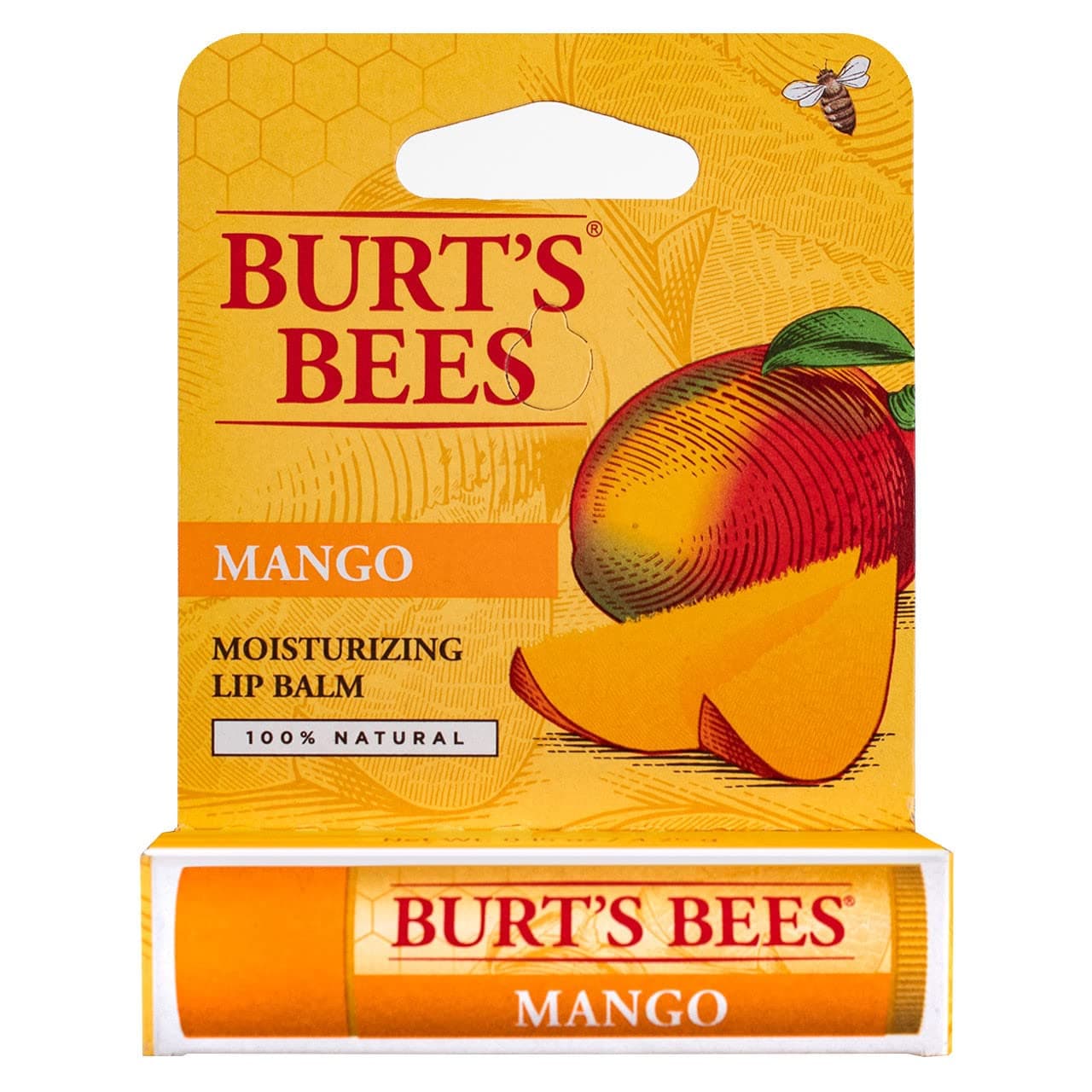 Burt's BeesMoisturizing Lip Balm, Mango 0.15 oz (Pack of 6)