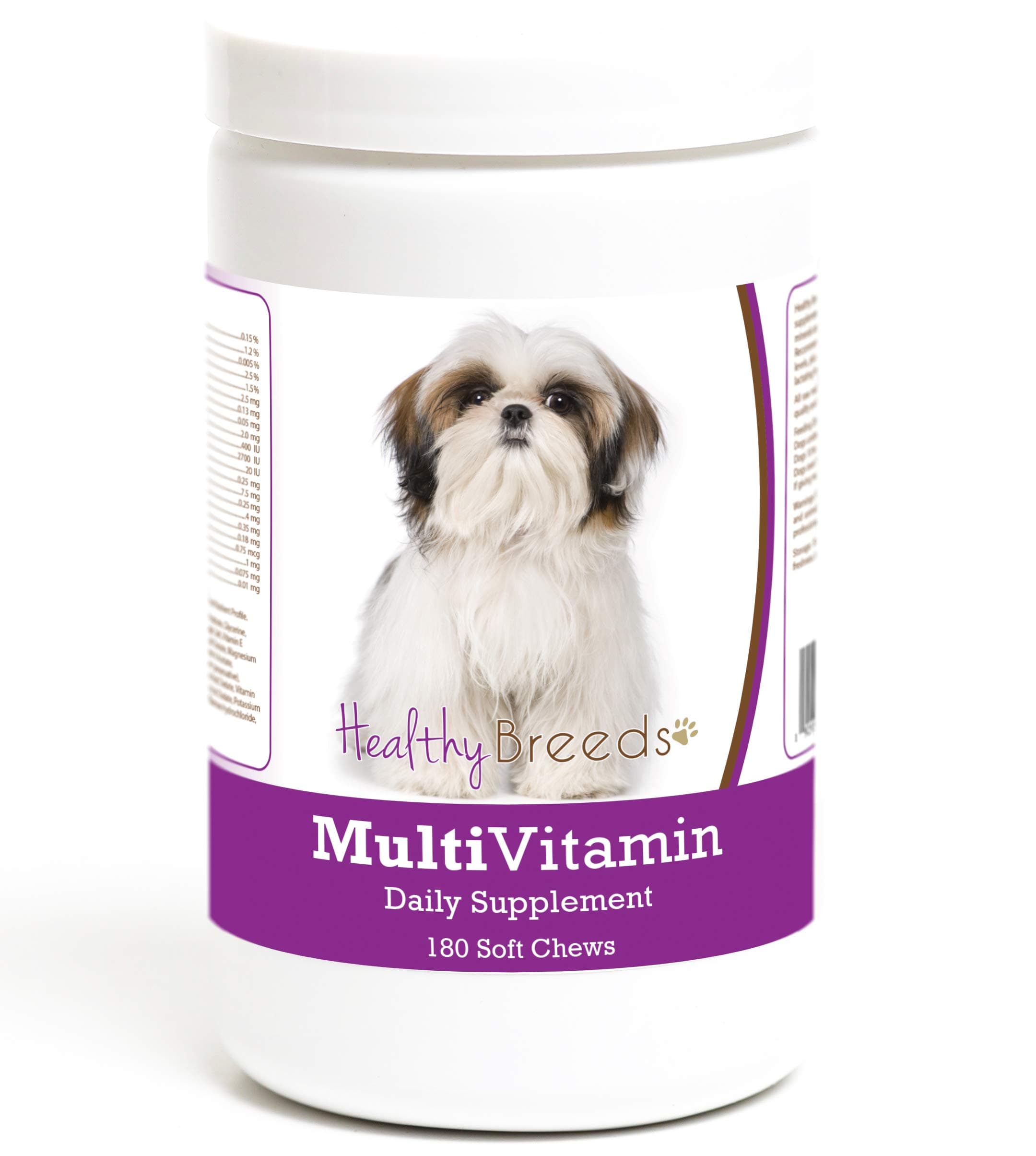 Healthy Breeds Shih Tzu Multivitamin Soft Chew for Dogs 180 Count