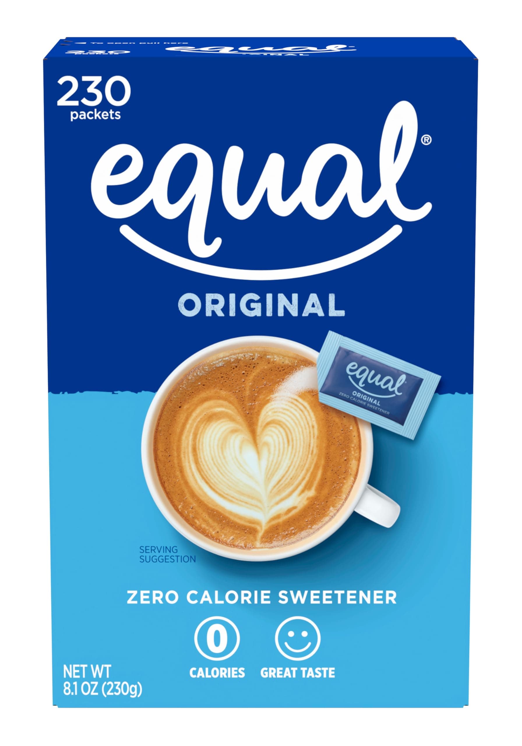Equal Sugar Packets, 8.1oz (230 ct)