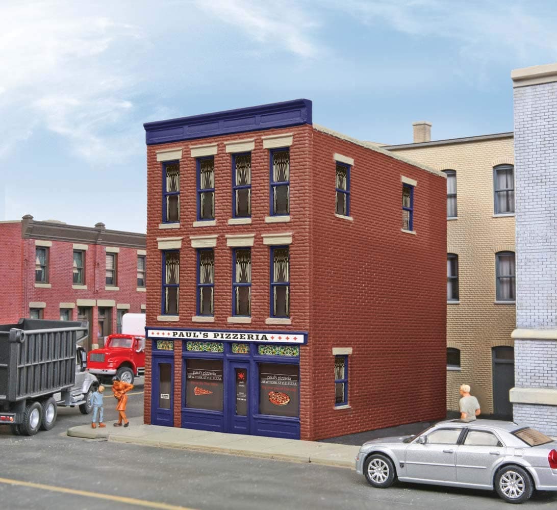Walthers Trainline HO Scale Model Paul's Pizzeria