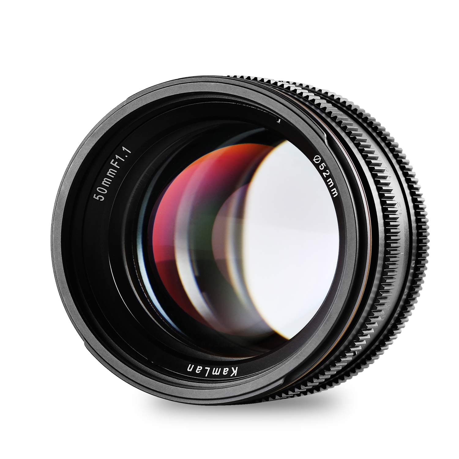 Kamlan 50 mm F1.1 APS-C Large Aperture Manual Fixed Focus Lens, Standard Prime Lens