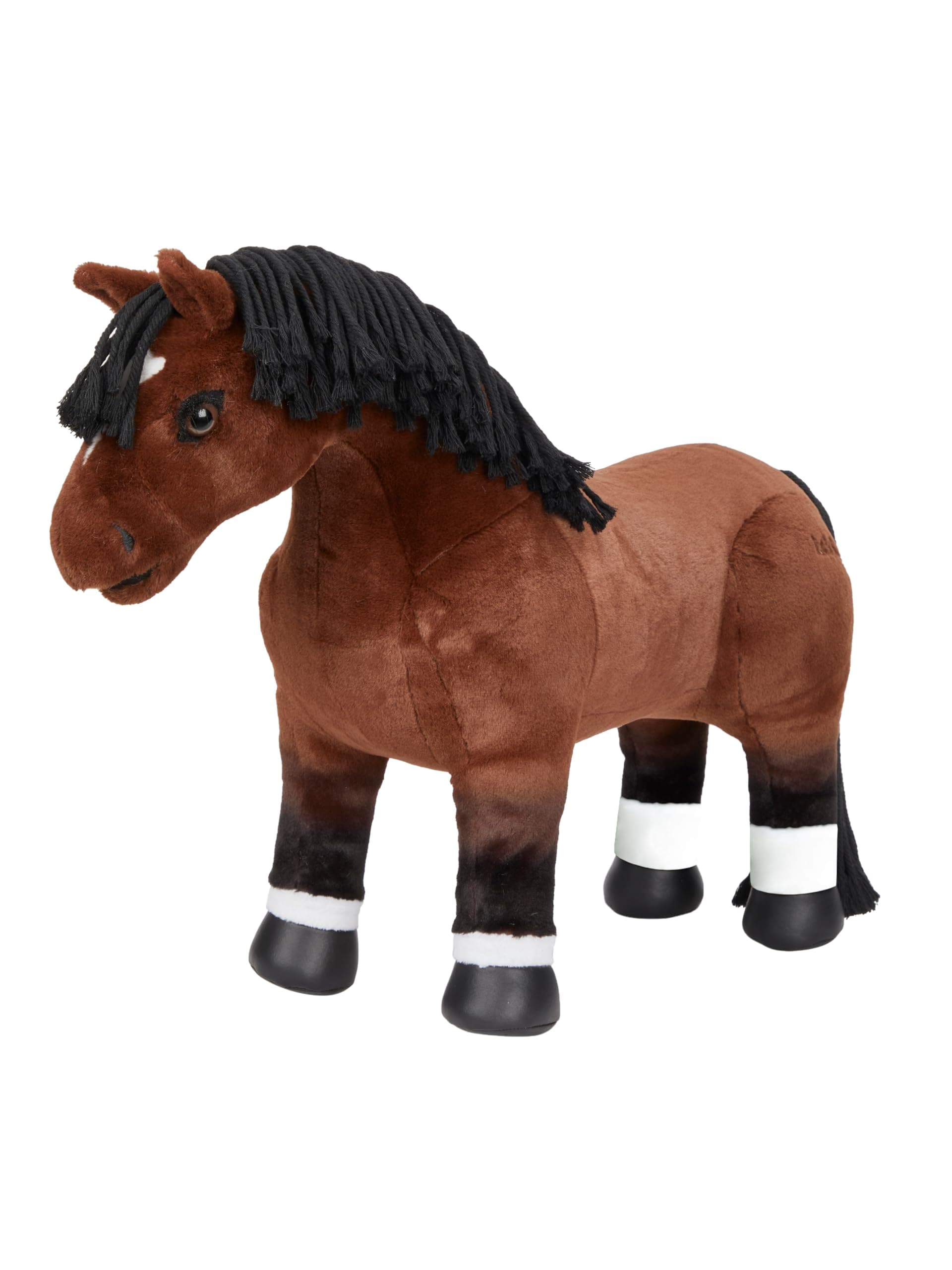 LeMieux Toy Pony Chancer - Racing Thoroughbred with a Smart Short Mane - Super Soft Coat for Brushing & Playing - One Size