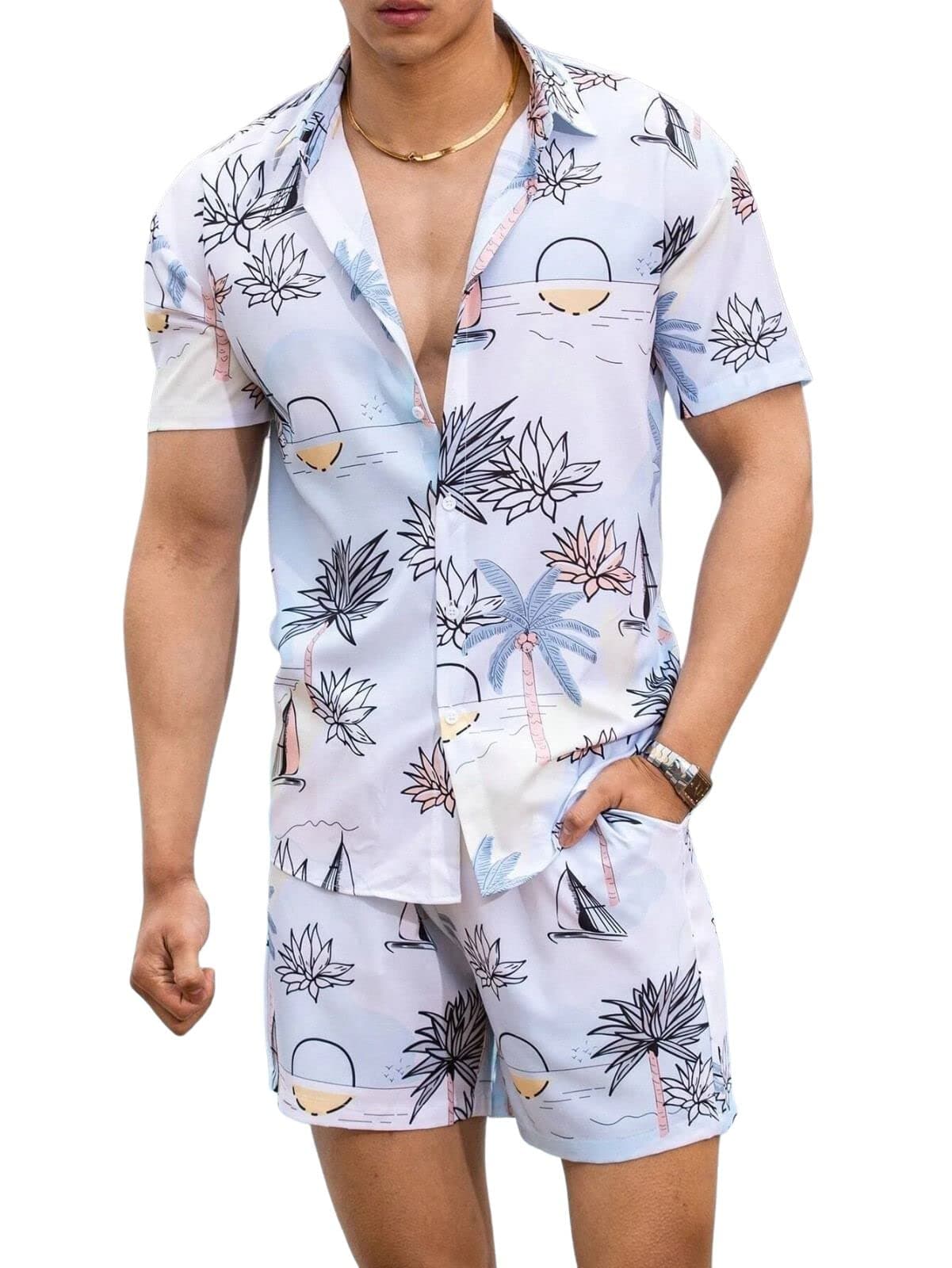 Men OSLC-MS-6048-SH-168 Pajama Set (pack of 1)