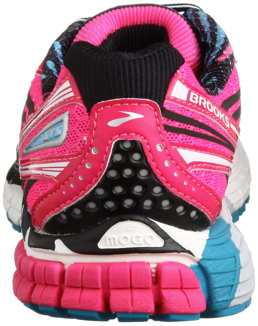 Brooks Womens Adrenaline GTS 14 Pink Glow/Black/Capri Breeze 5.5 B (M)