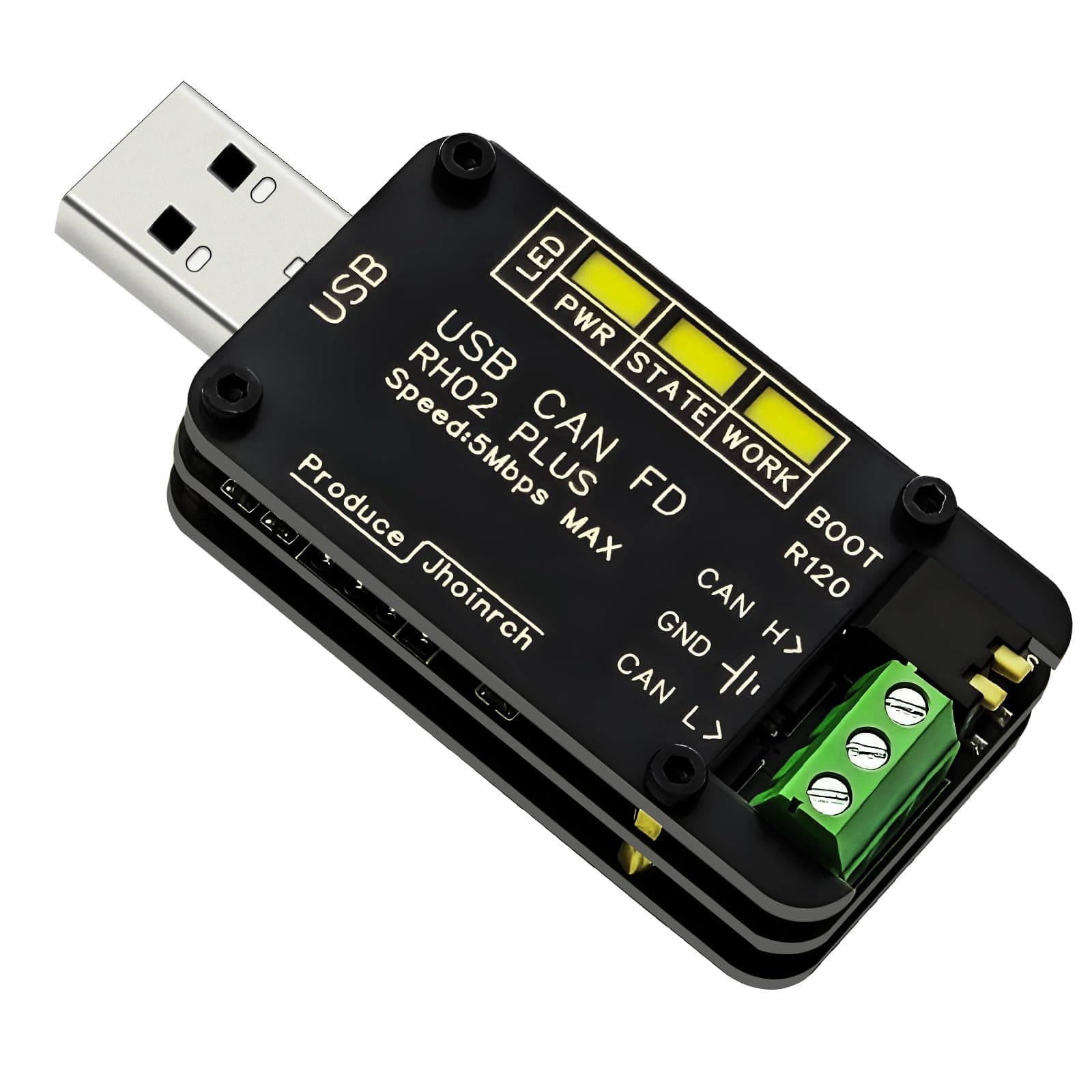 USB to CAN FD Converter Based on Canable 2.0 CAN USB FD Adapter Supports 5 Mbps