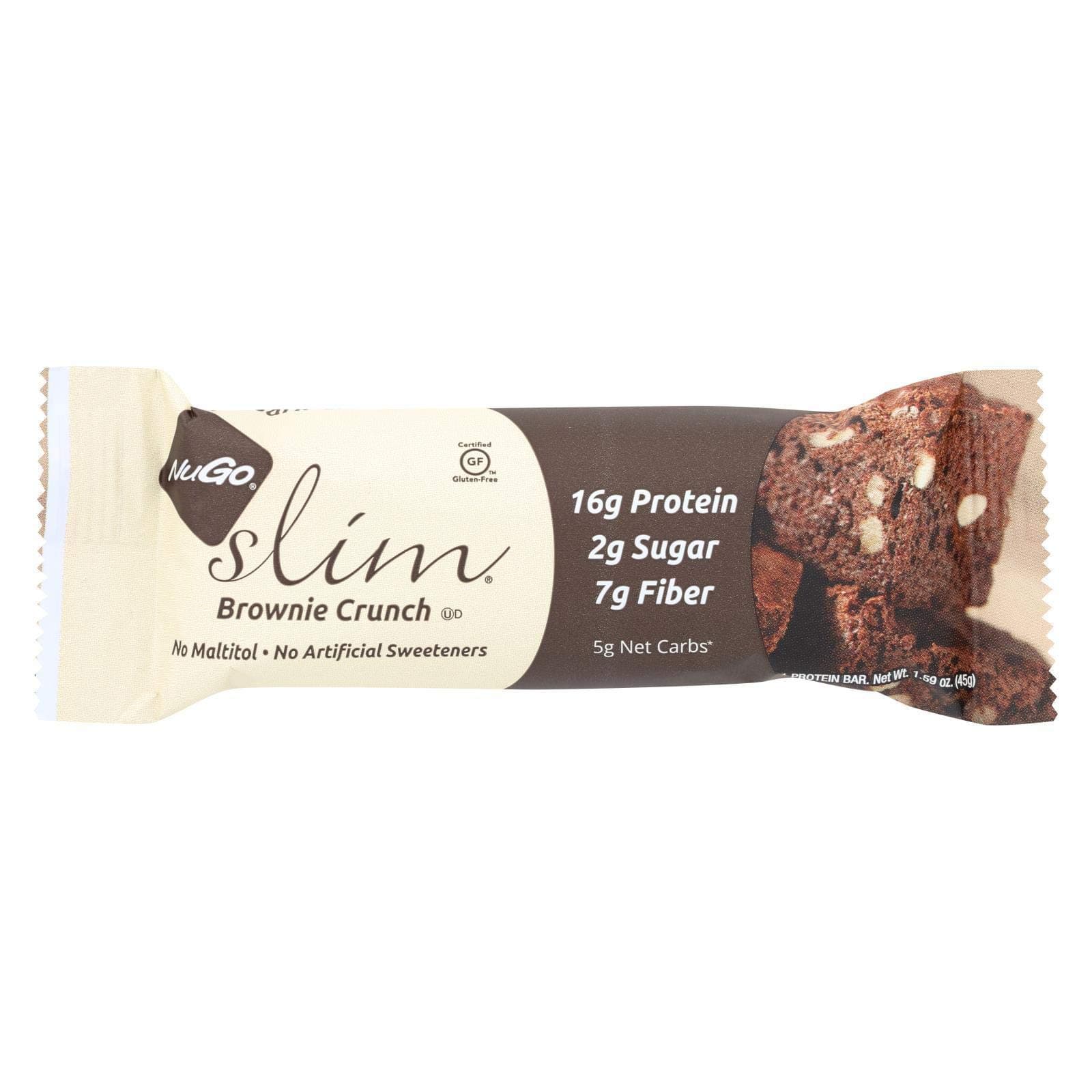 Nutrition - Slim Bar Brownie Crunch - 1.59 oz(Pack of 12)